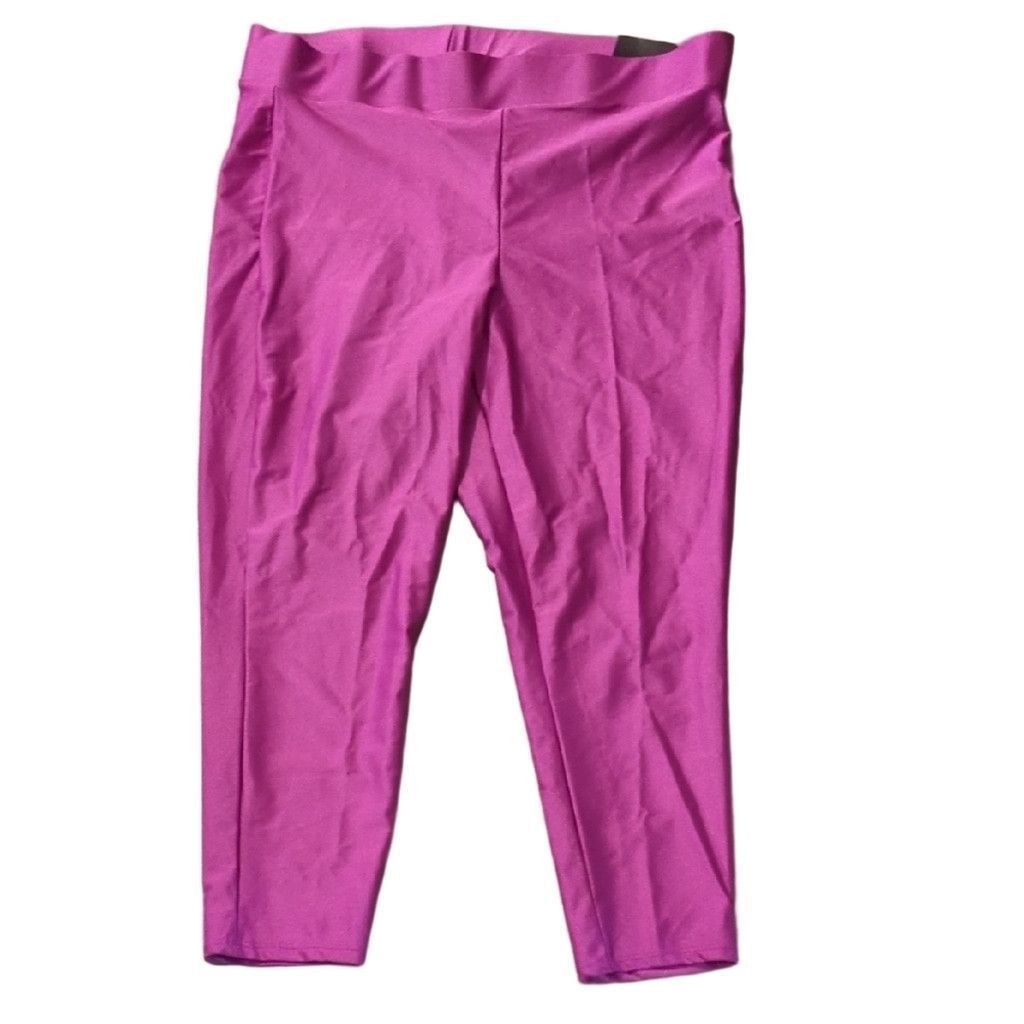 Torrid Torrid Purple 4L Liquid Willowherb Crop Leggings Size 2X Size 34" / US 12 / IT 48 - 2 Thumbnail