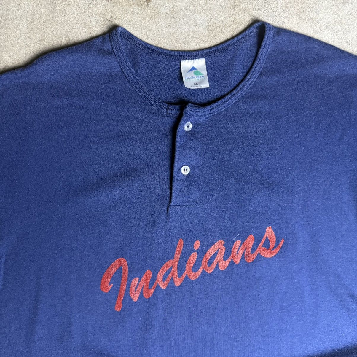 Augusta Sportswear Augusta Sportswear “Indians” Graphic Henley Size US XL / EU 56 / 4 - 3 Thumbnail