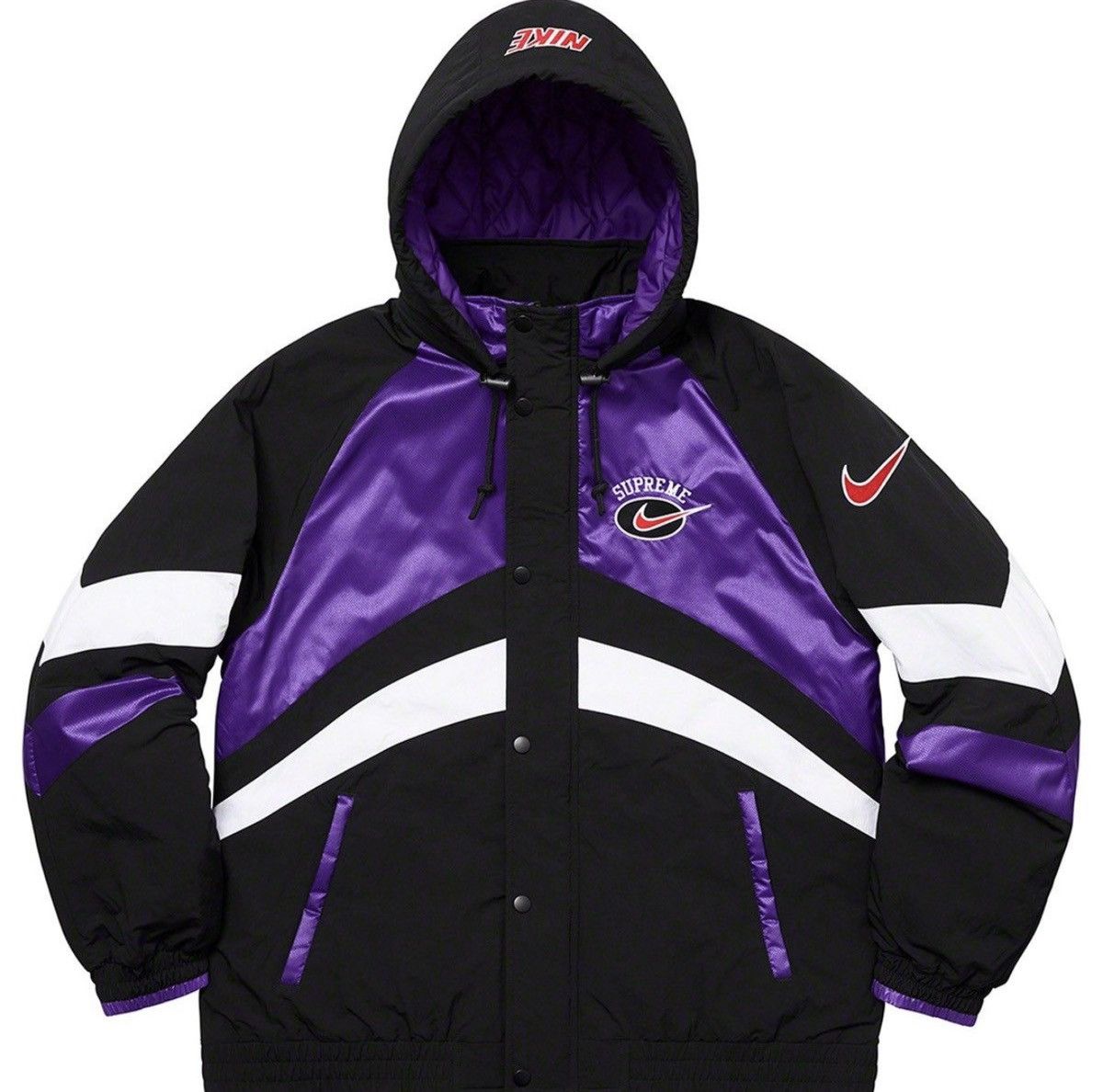Nike × Supreme Supreme Nike Hooded Sport Jacket Purple Size US M / EU 48-50 / 2 - 10 Thumbnail