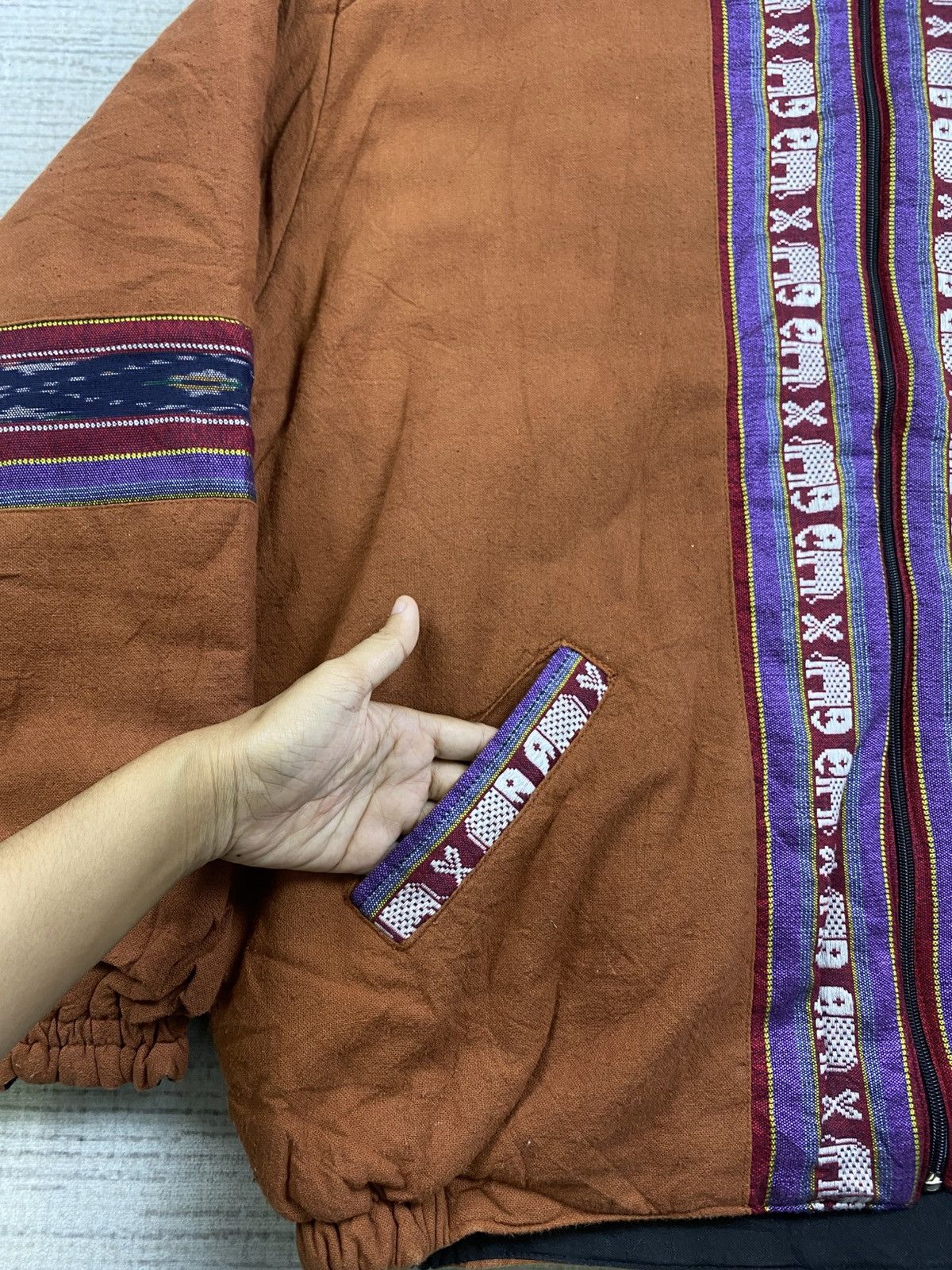 Designer × Japanese Brand Vintage Navajo Chimayo Native Style Reversible Jacket Size US L / EU 52-54 / 3 - 9 Thumbnail