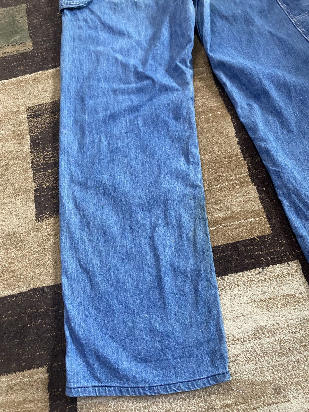 If Six Was Nine × Lee × Vintage Vintage Lee Paint Splatter Carpenter Denim Size US 34 / EU 50 - 13 Thumbnail