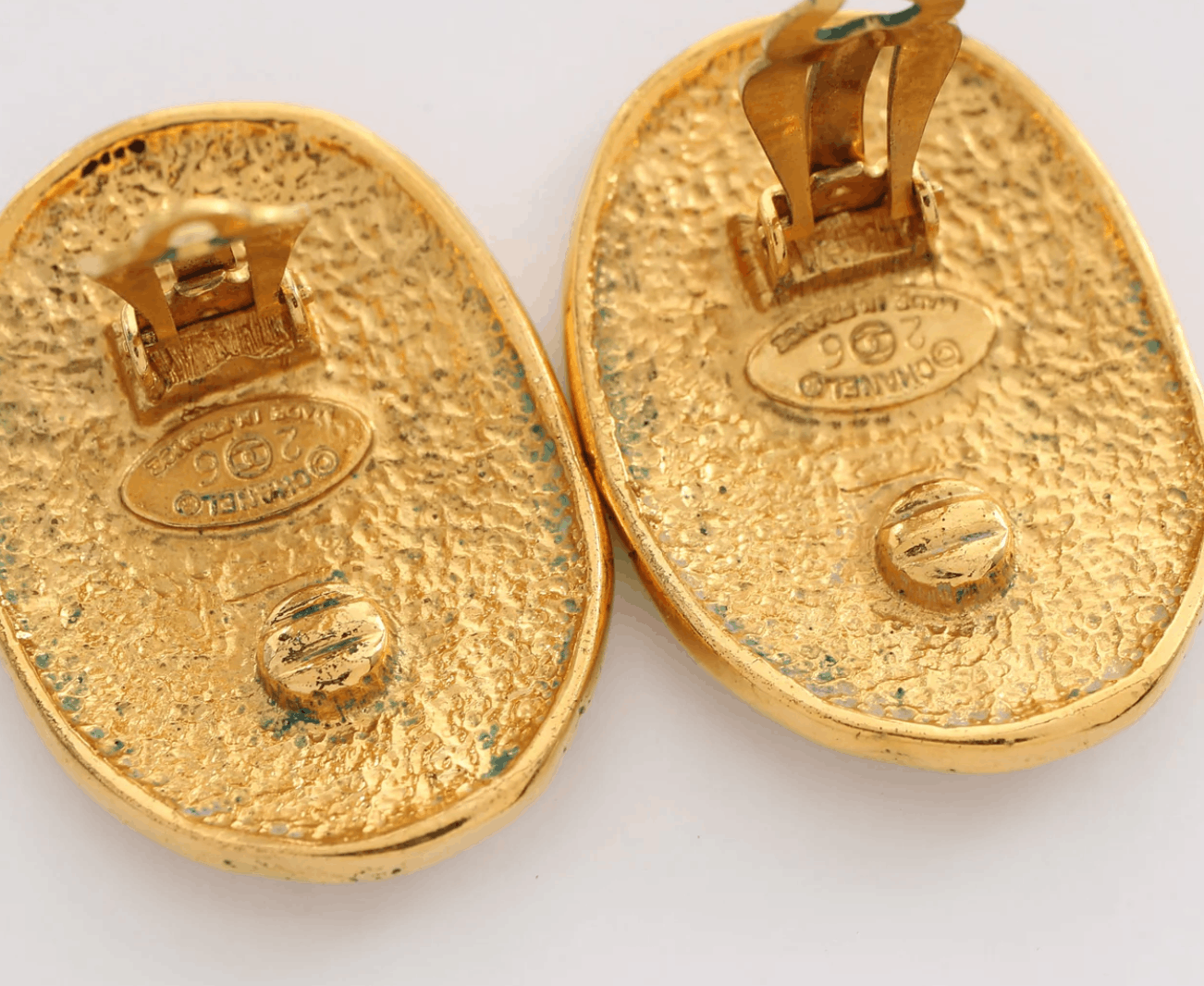 Chanel Chanel Crown Gold Clip on Earrings AUTHENTIC Size ONE SIZE - 5 Thumbnail