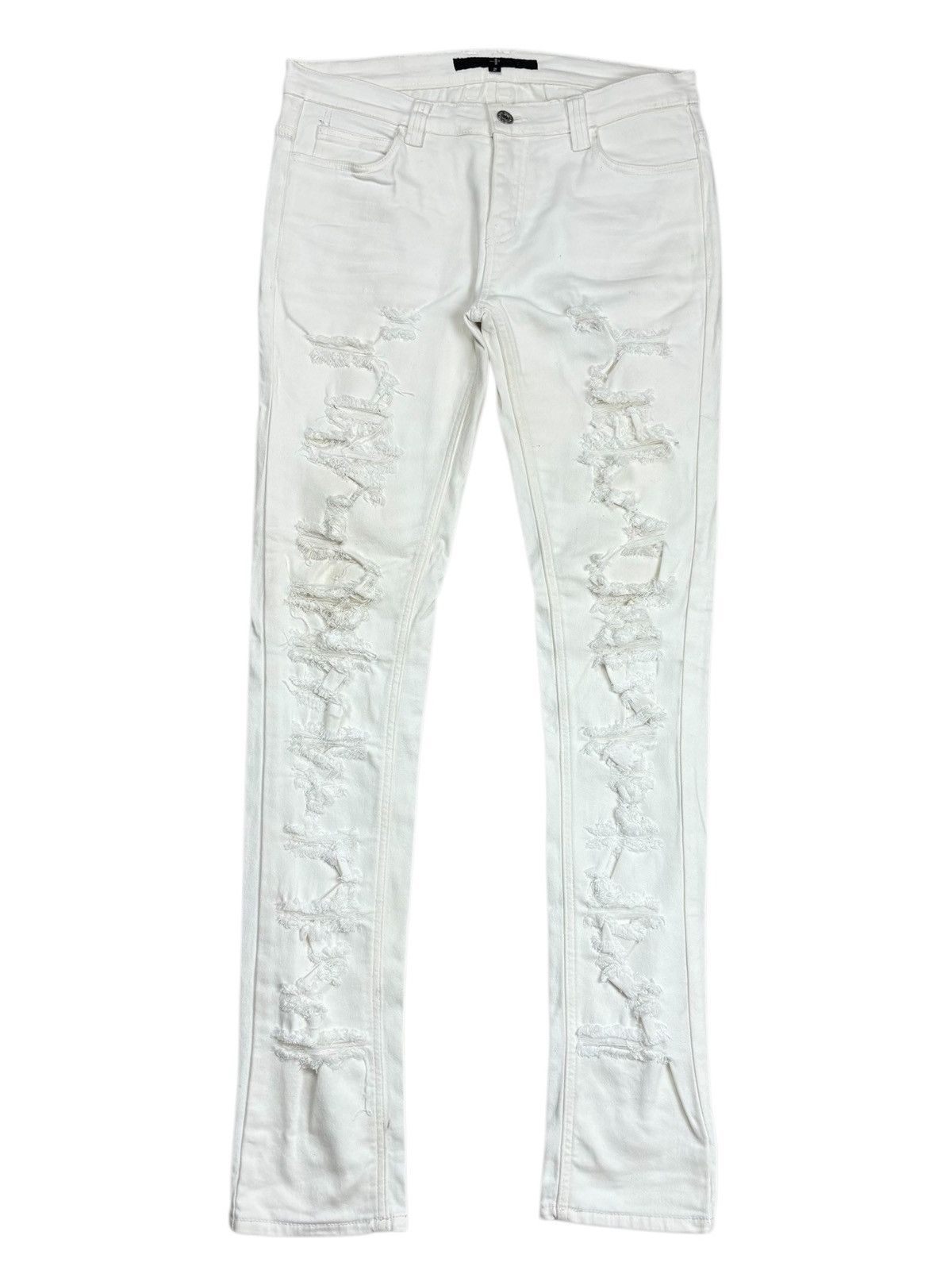 Yasuyuki Ishii Archive No ID - Slashed Denim Pants Size US 29 - 1 Thumbnail