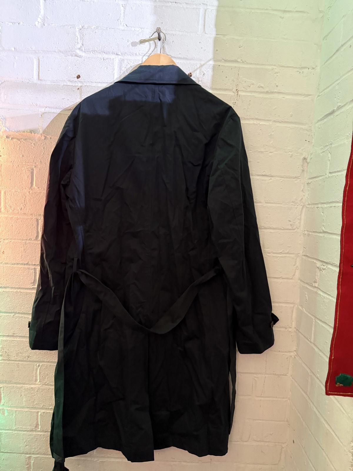 Massimo Dutti Massimo Dutti Studio Women's Black Trench Coat Size M / US 6-8 / IT 42-44 - 4 Thumbnail