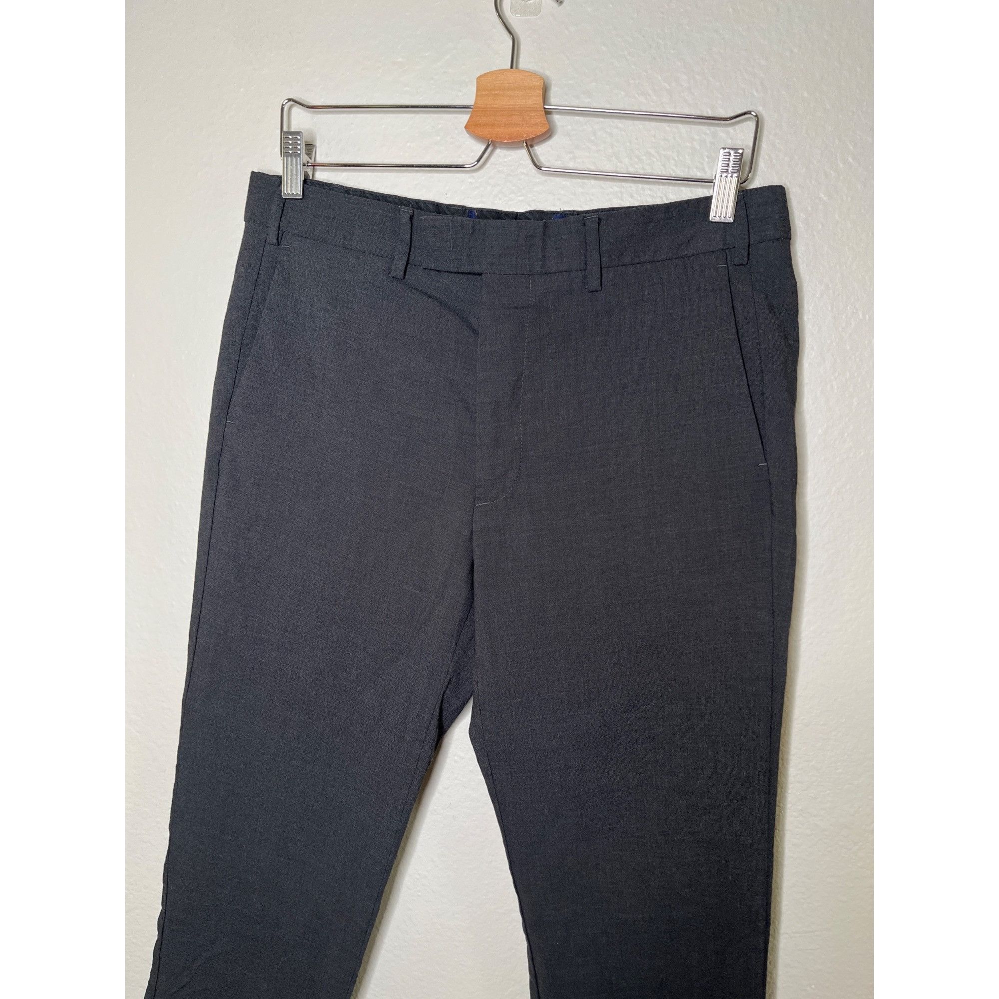 Louis Vuitton Louis Vuitton Uniforms Charcoal Black Virgin Wool Cigaret Tr Size US 33 - 5 Thumbnail