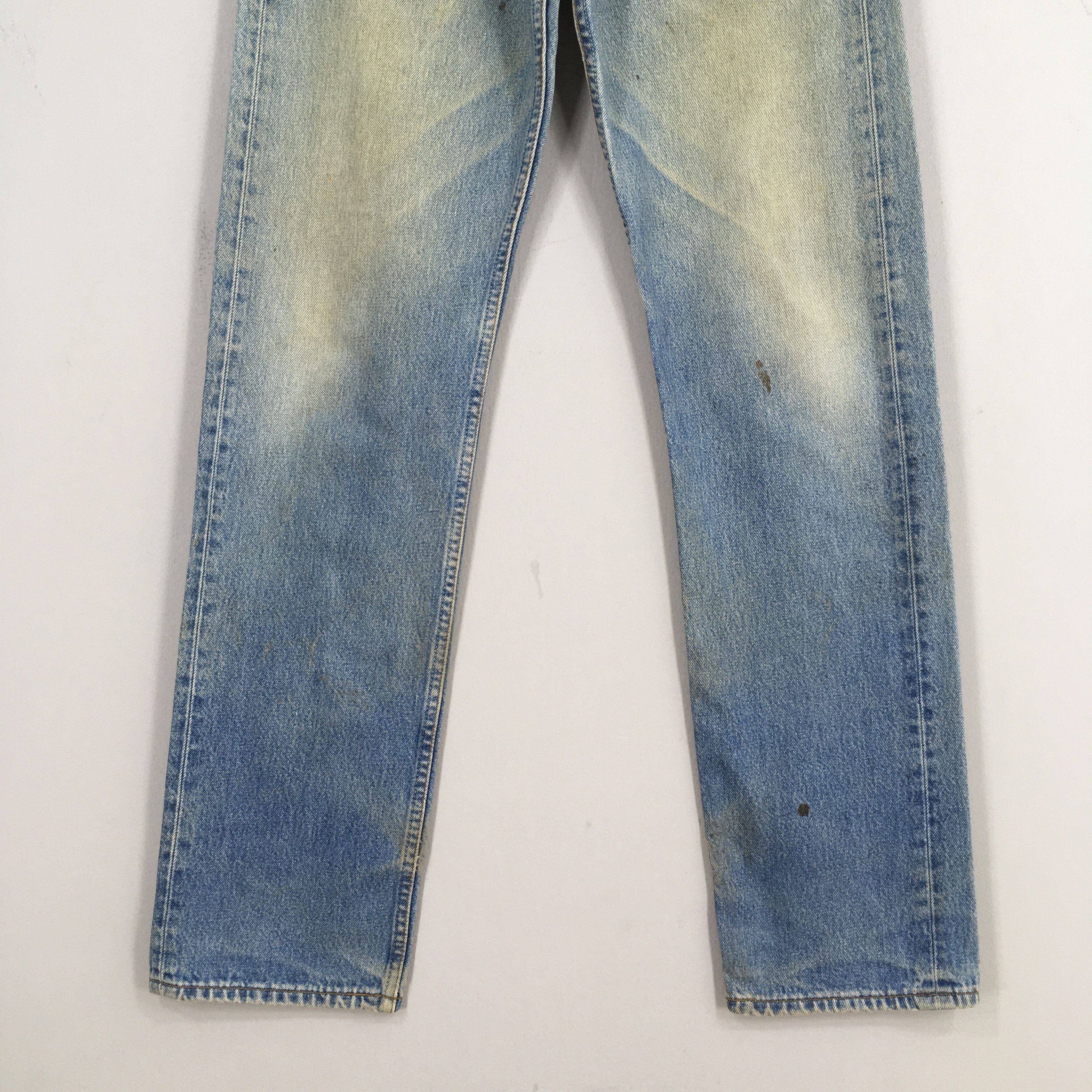 Levi's Size 29x32 Vintage 90s Levi's 501 Faded Blue Jeans S965 Size US 29 - 4 Thumbnail