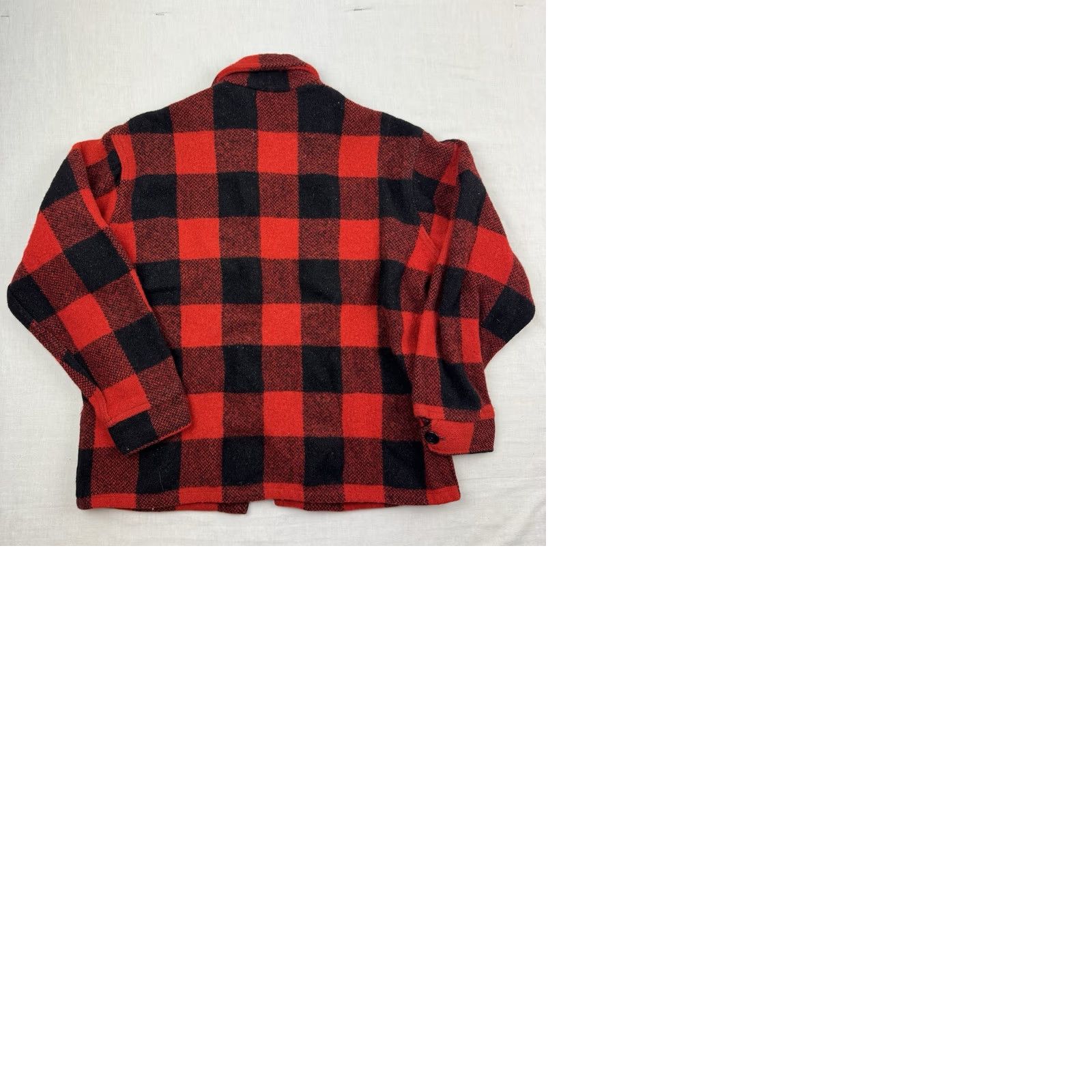 Vintage VINTAGE Foremost Penneys Wool Jacket Shirt Jacket Adult Medium Red Buffalo Plaid 60s Mens Size US M / EU 48-50 / 2 - 10 Thumbnail