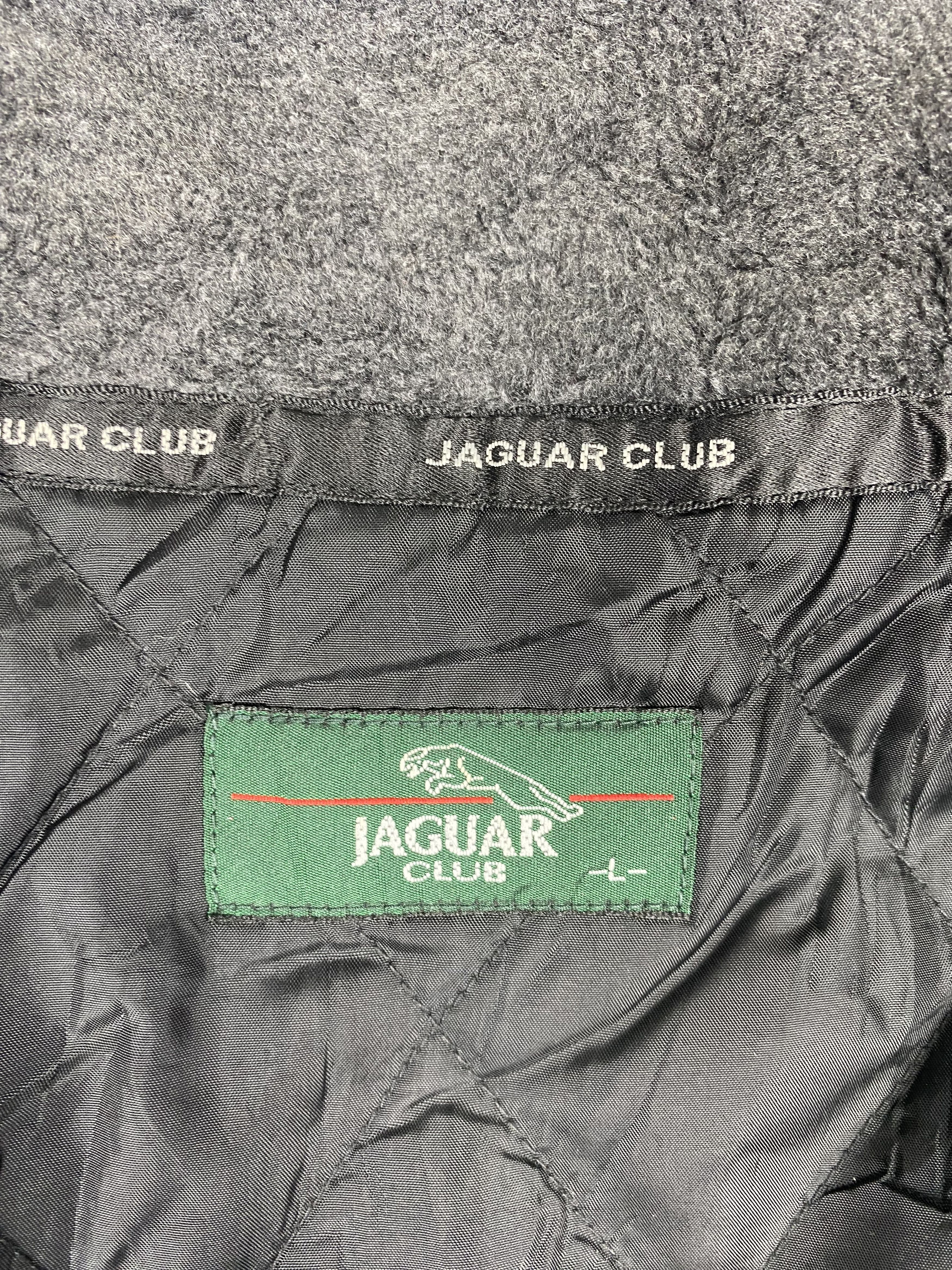 Japanese Brand Vintage Jaguar Club Zip Up Helix Fleece Jacket Size US L / EU 52-54 / 3 - 10 Thumbnail