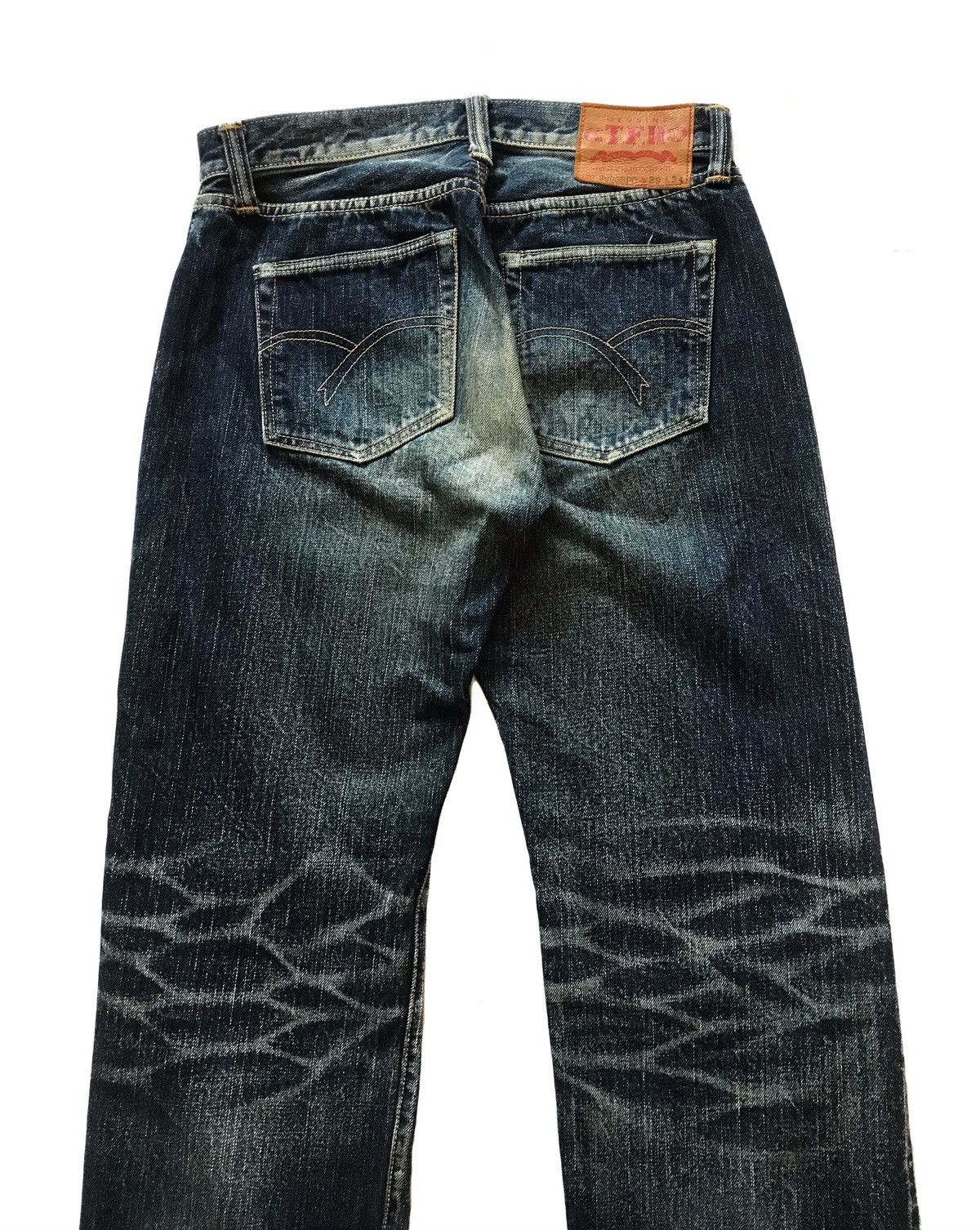 The Flat Head THE FLAT HEAD LOT 3005SPC SELVEDGE DISTRESSED JEANS Size US 29 - 5 Thumbnail