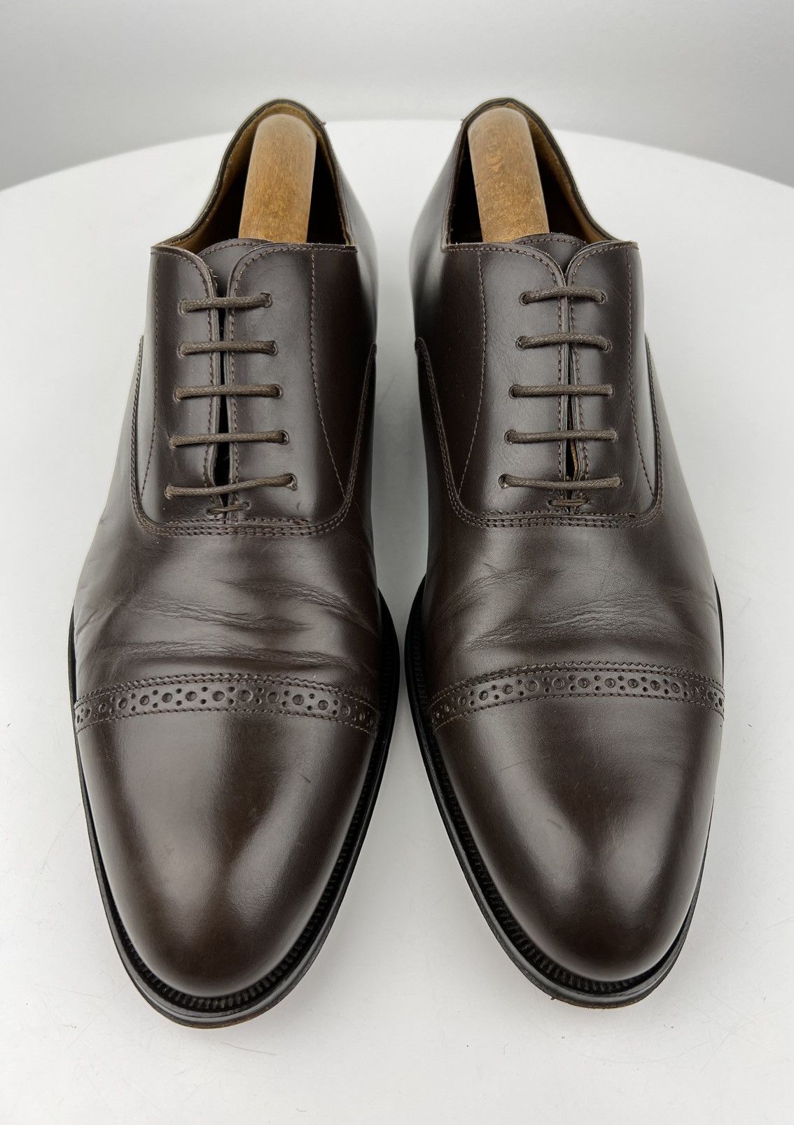 Suitsupply SUITSUPPLY Oxfords Leather Shoes Lace Up Brown Men’s Size US 10 / EU 43 - 9 Thumbnail