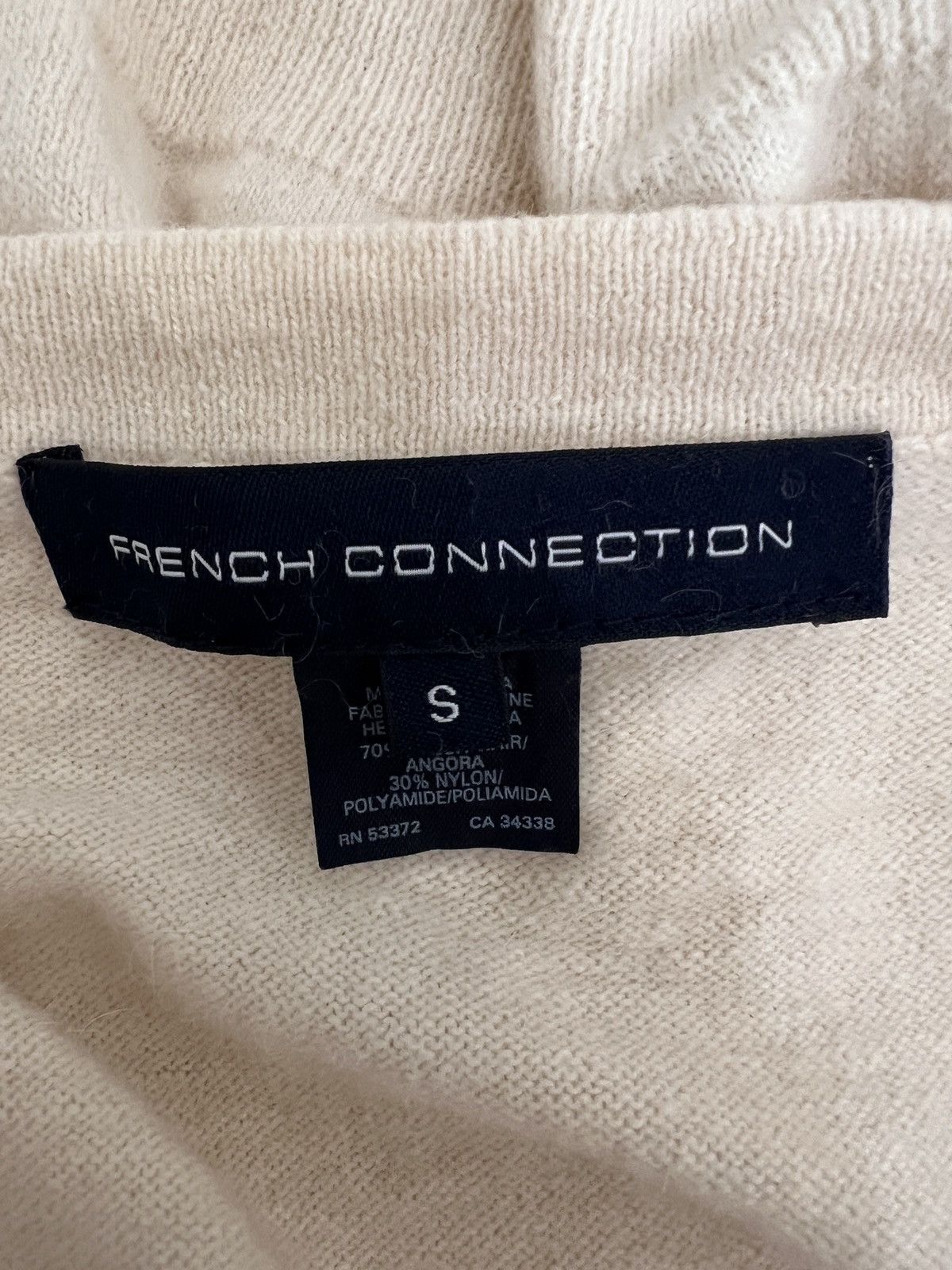 French Connection French connection cream rabbit hair angora top Size S / US 4 / IT 40 - 6 Thumbnail