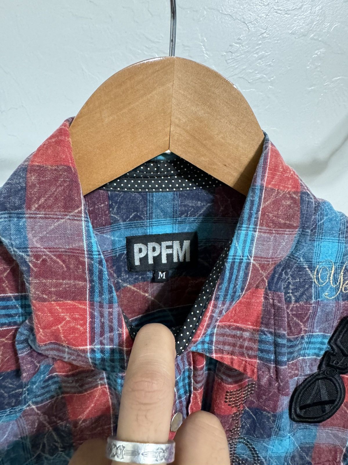 PPFM PPFM flannel checkered pearl snap button shirt Size US M / EU 48-50 / 2 - 3 Thumbnail