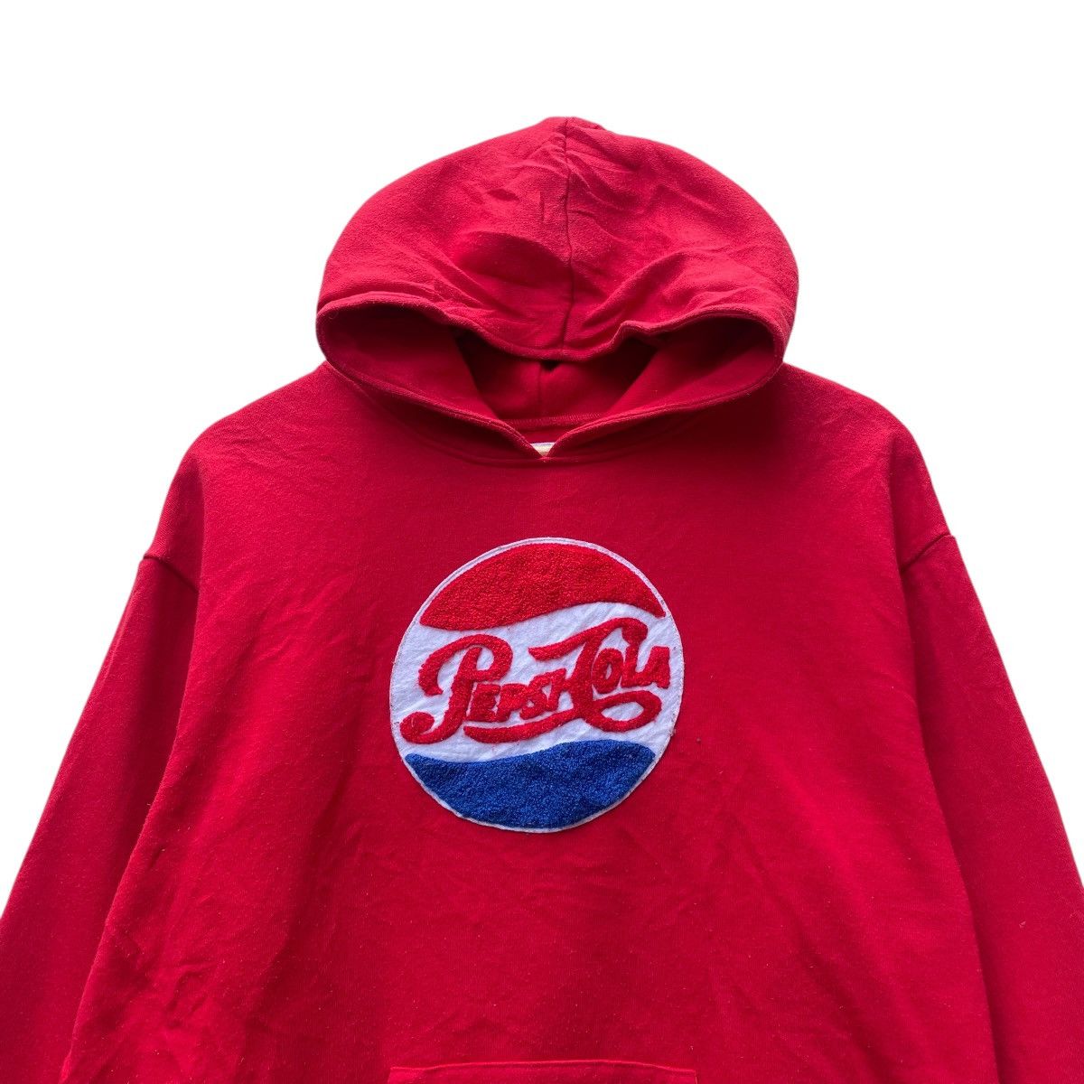 Coca Cola × Pepsi × Vintage Vintage Pepsi Center Logo Pullover Hooded Sweater Size US M / EU 48-50 / 2 - 3 Thumbnail