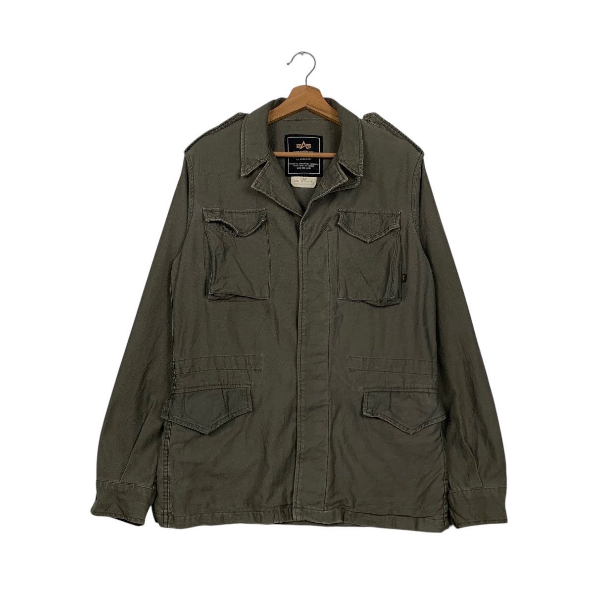 Alpha Industries × Japanese Brand ☀️Alpha Industries military four pocket jacket Size US M / EU 48-50 / 2 - 1 Thumbnail