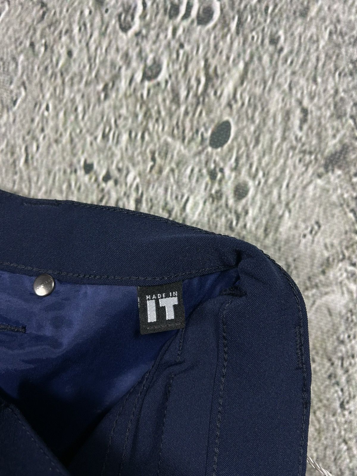 Versace × Versace Jeans Couture × Vintage Versace Pants navy blue high rise slim jeans couture Size 28" / US 6 / IT 42 - 8 Thumbnail