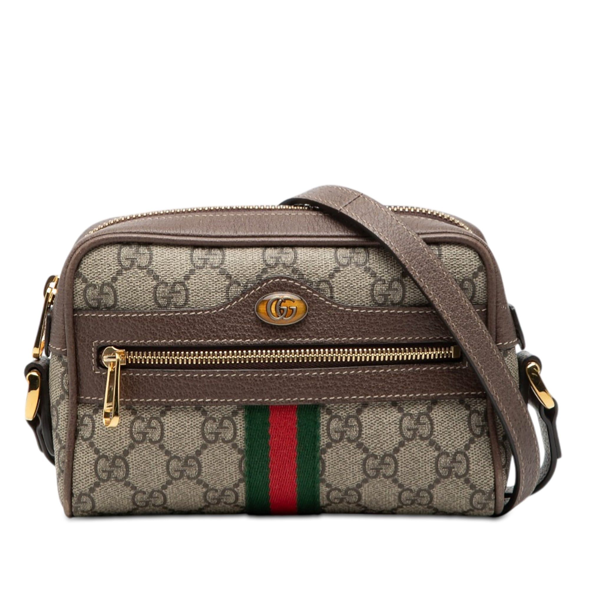 Gucci Mini GG Supreme Web Ophidia Crossbody Size ONE SIZE - 1 Thumbnail