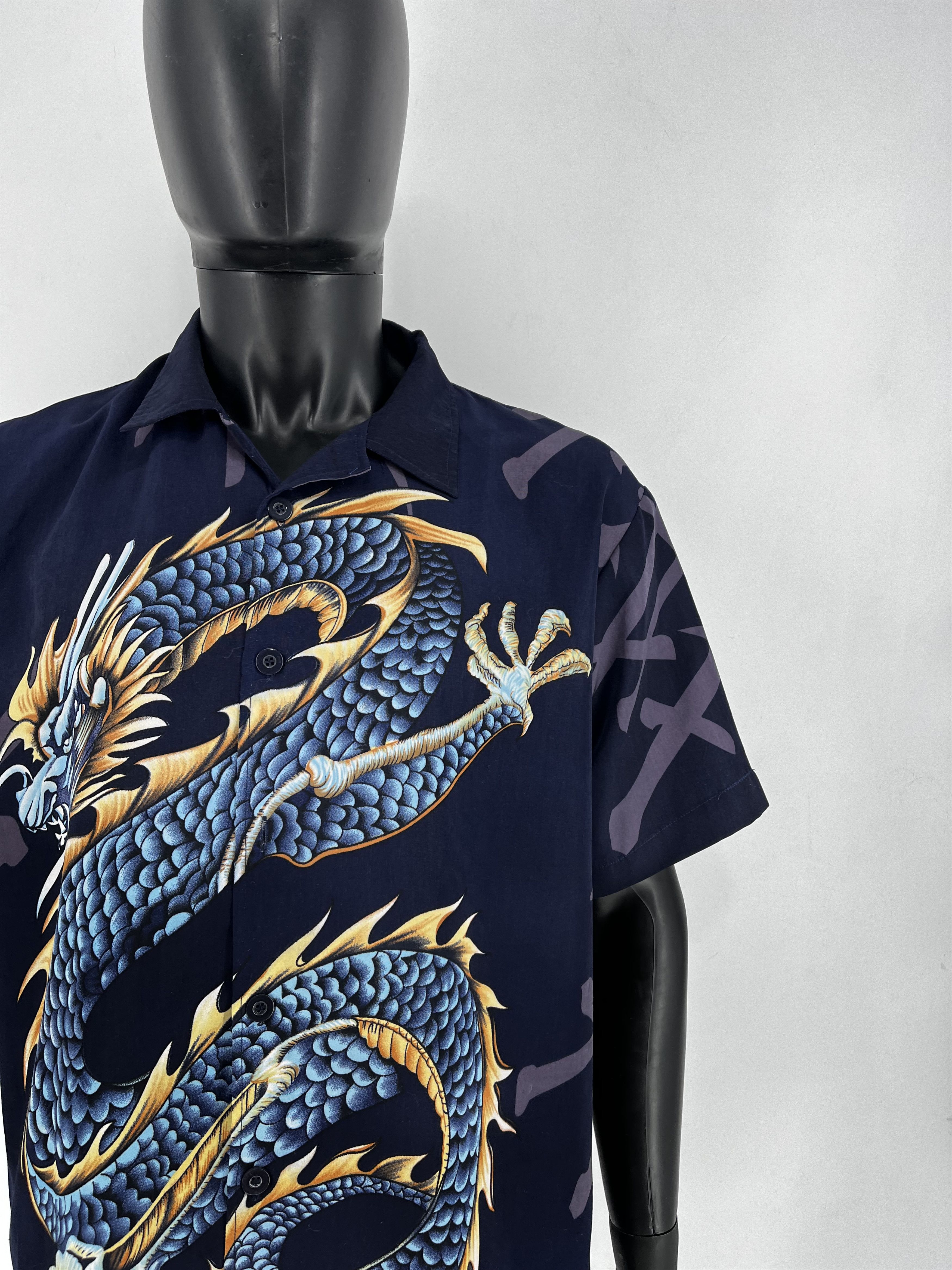 Vintage Y2K vintage Hawaiian Shirt Big logo Dragon Size US M / EU 48-50 / 2 - 7 Thumbnail