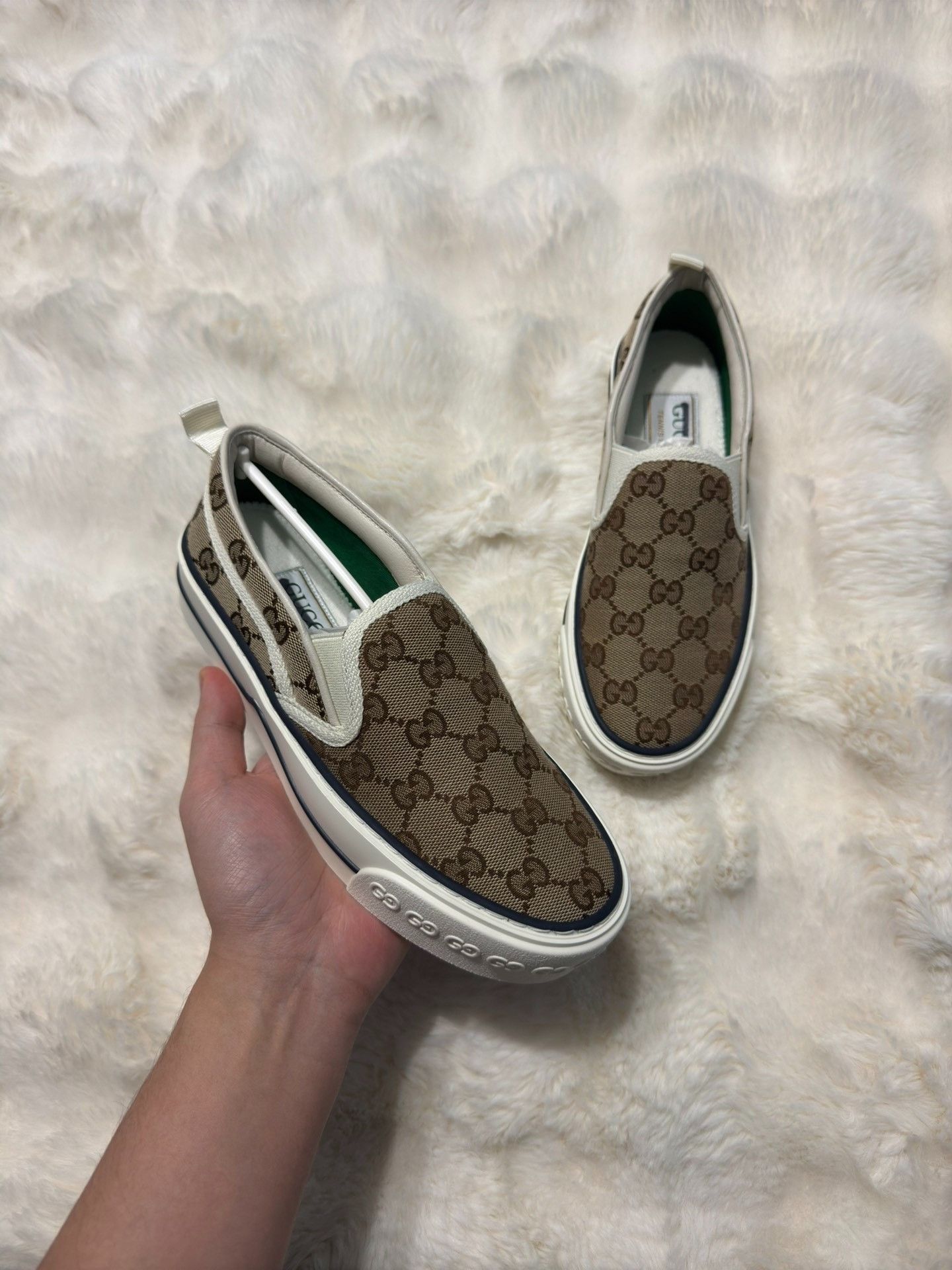 Gucci Gucci's new women's full-print casual sneakers size34 2501 Size US 4 / IT 34 - 1 Thumbnail