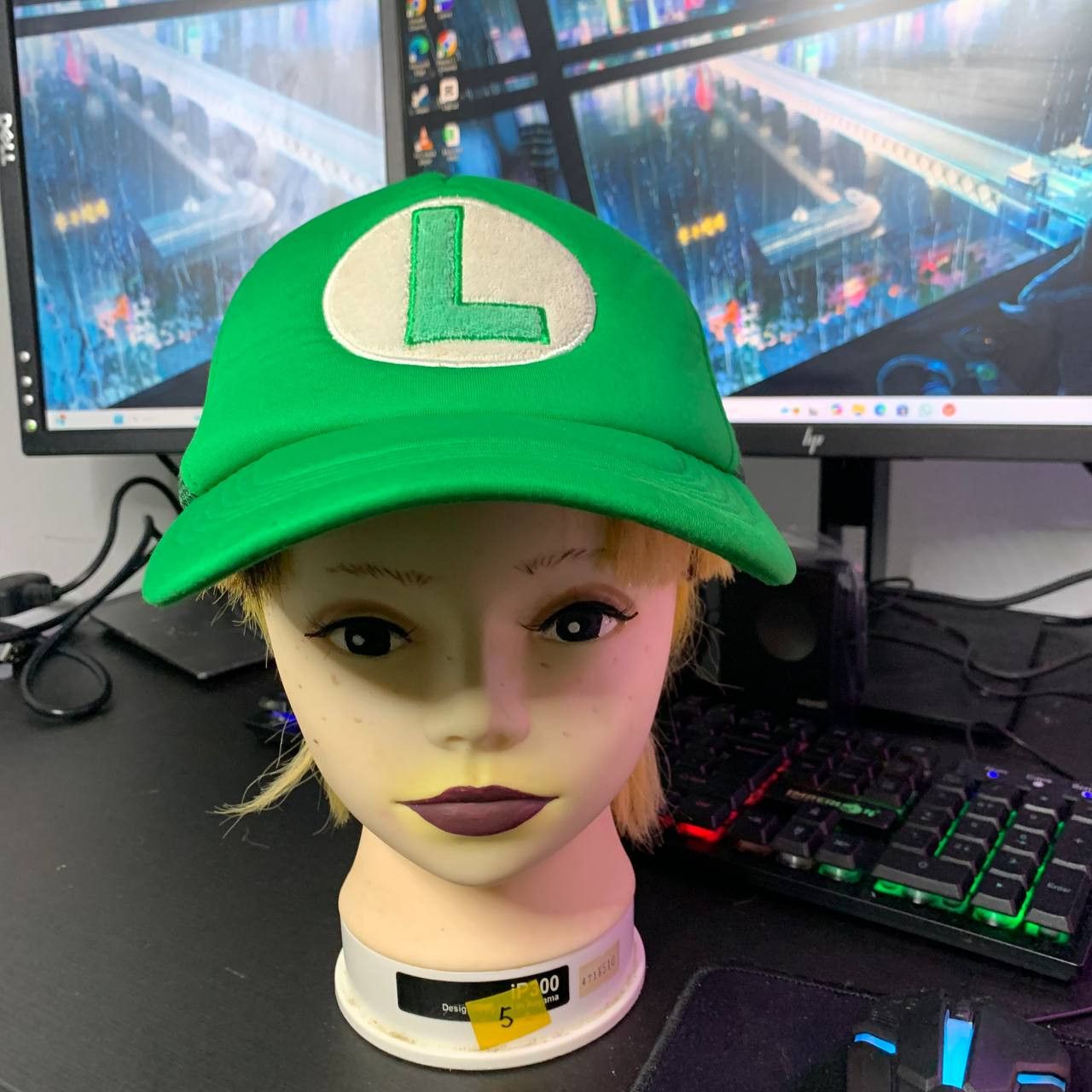 Cartoon Network × Vintage VINTAGE LUIGI TRUCKER HAT Size ONE SIZE - 2 Thumbnail