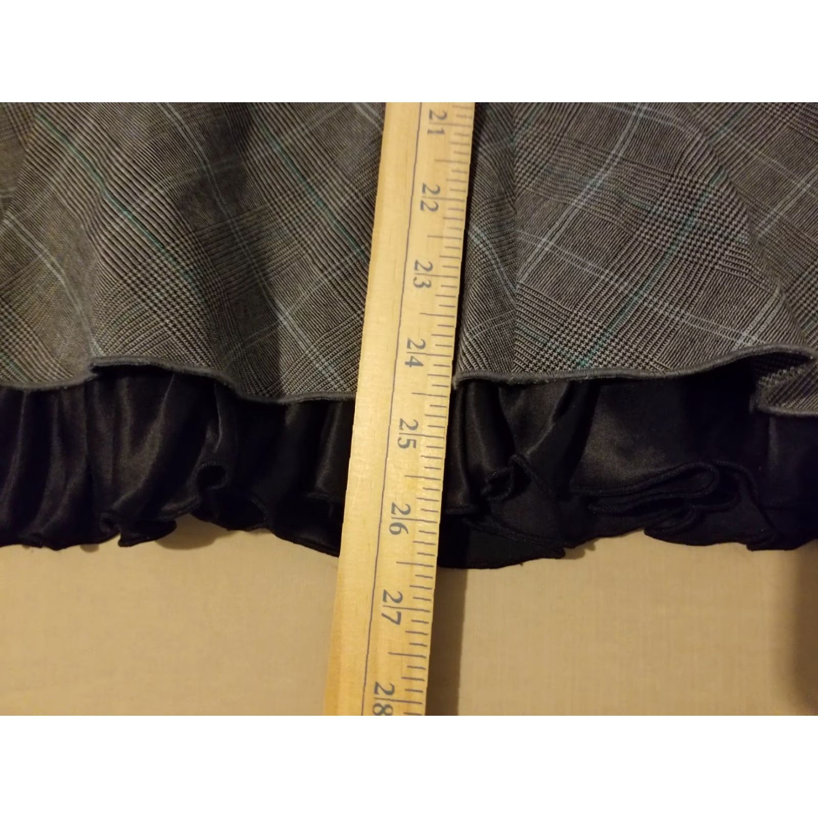 Vintage Womens Sunny Leigh Skirt 12 Grey Gray Midi A-Line Skirt Womens 12 Gray Size 34" / US 12 / IT 48 - 4 Thumbnail