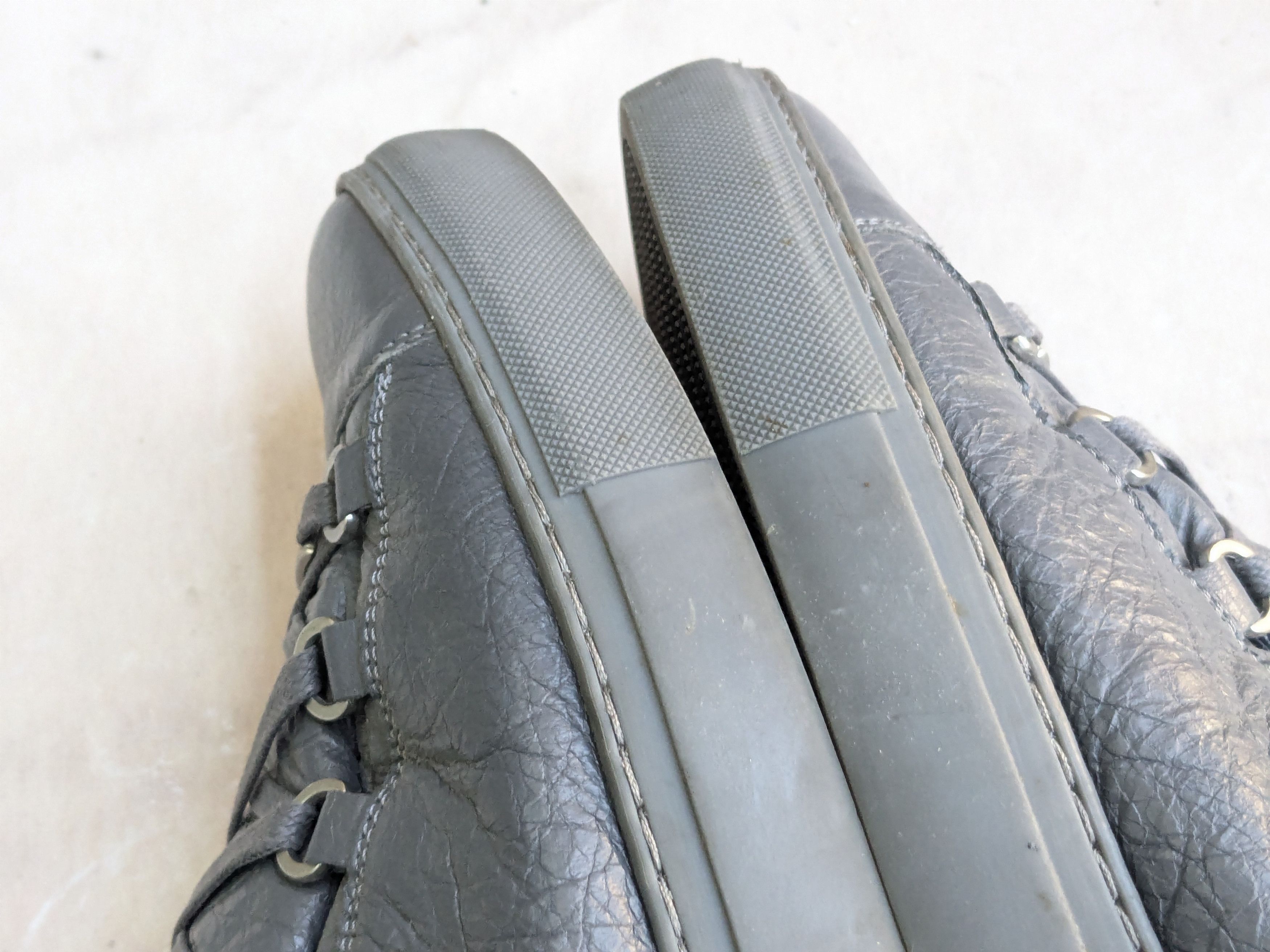 Balenciaga Balenciaga Arena Gray 13 Leather High Tops Size US 13 / EU 46 - 10 Thumbnail