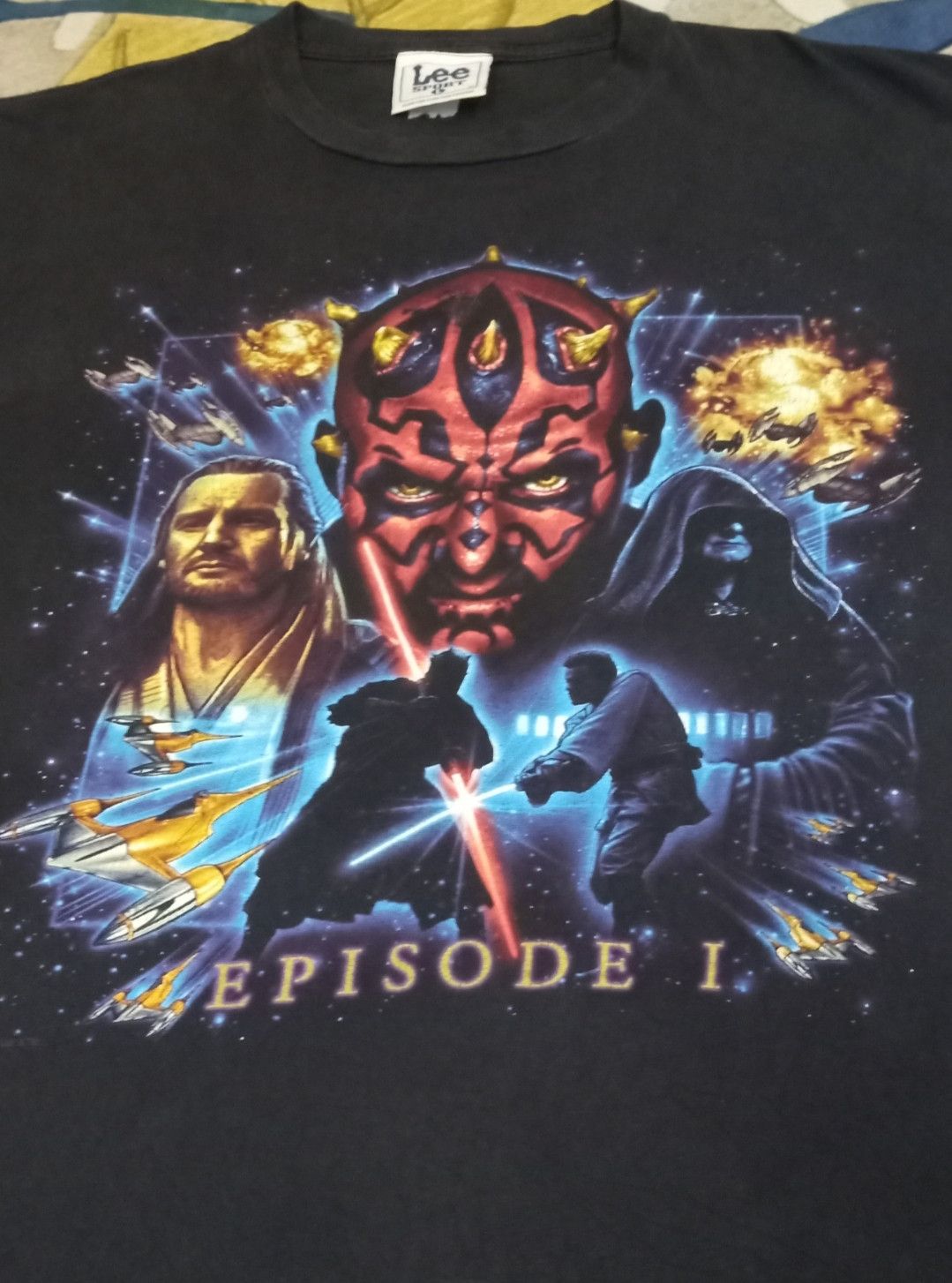 Star Wars × Vintage Vintage 90s Star Wars : Episode I – The Phantom Menace Movie Size US L / EU 52-54 / 3 - 7 Thumbnail
