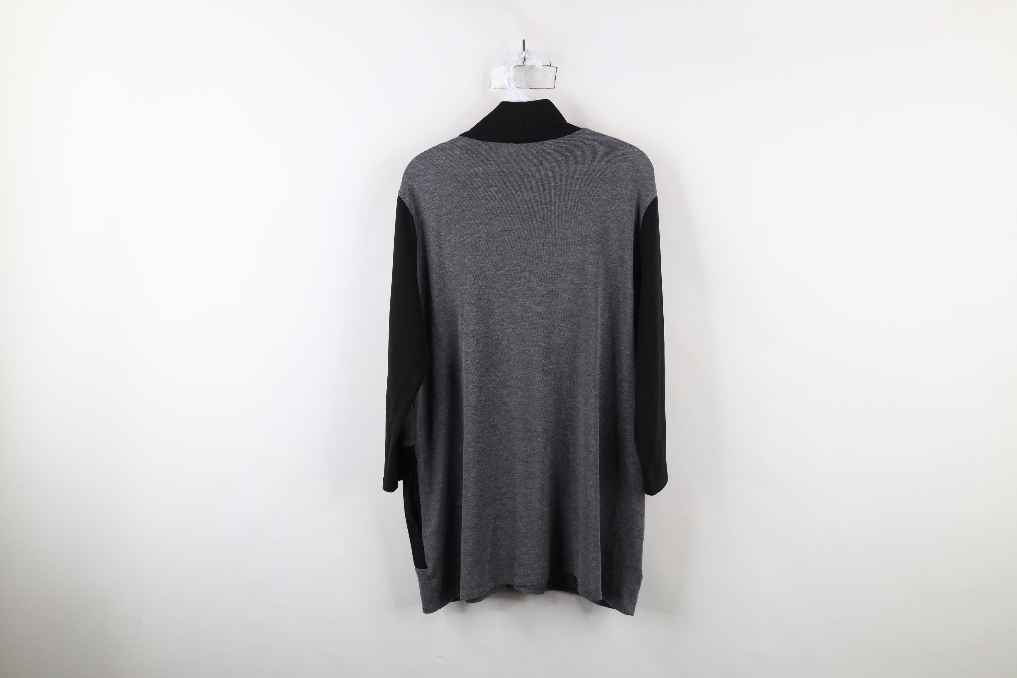 Vintage Slinky Brand Lagenlook Stretch Knit Mock Neck Sweater USA Size L / US 10 / IT 46 - 9 Thumbnail