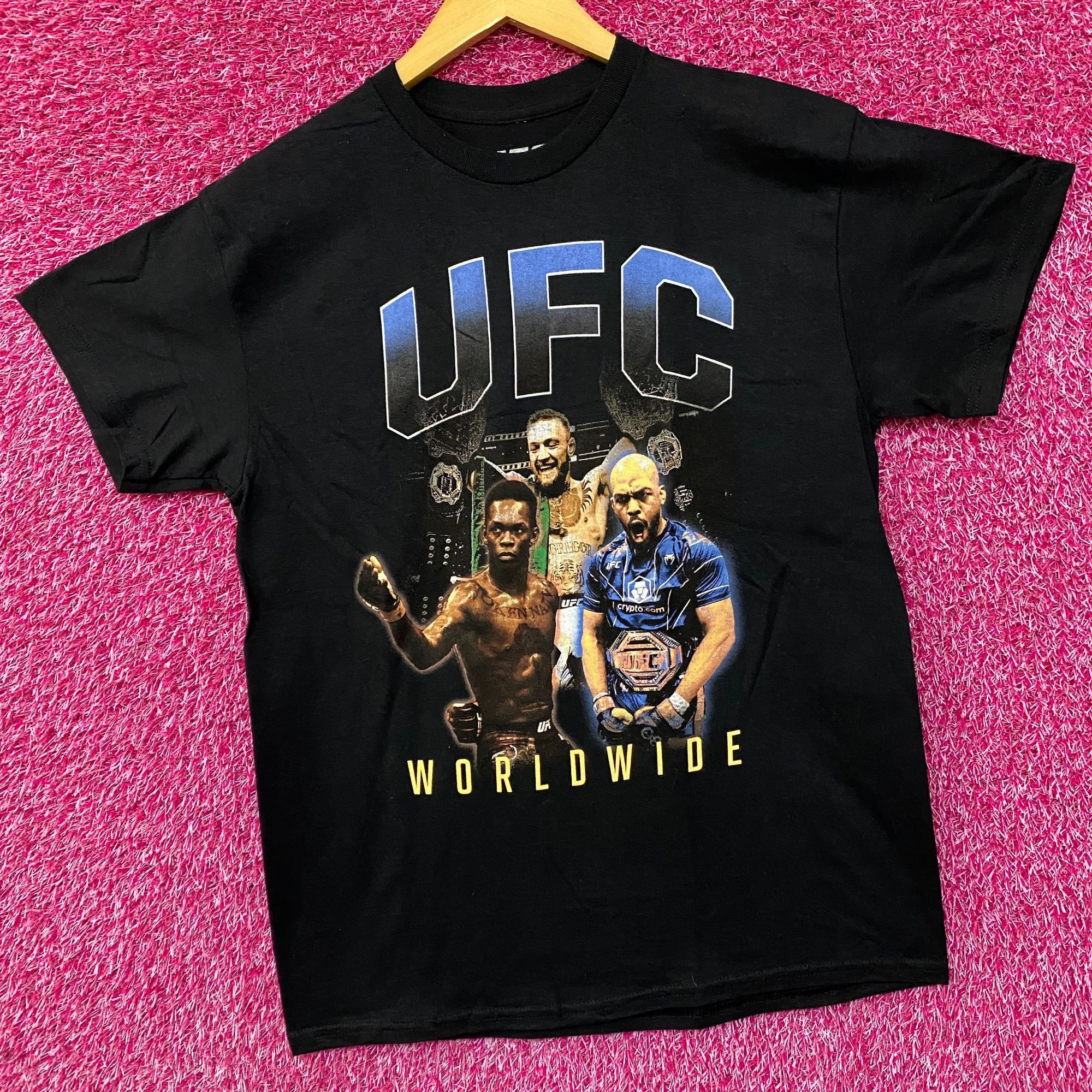 UFC UFC WorldWide Conor McGregor, Jon Jones, Israel Adesanya T-S Size US M / EU 48-50 / 2 - 3 Thumbnail