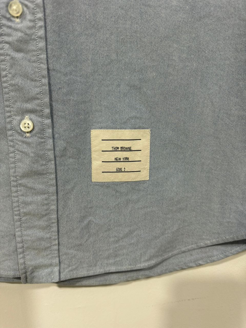 Thom Browne Thom Browne Diagonal Stripe Oxford Shirt Size US M / EU 48-50 / 2 - 5 Thumbnail
