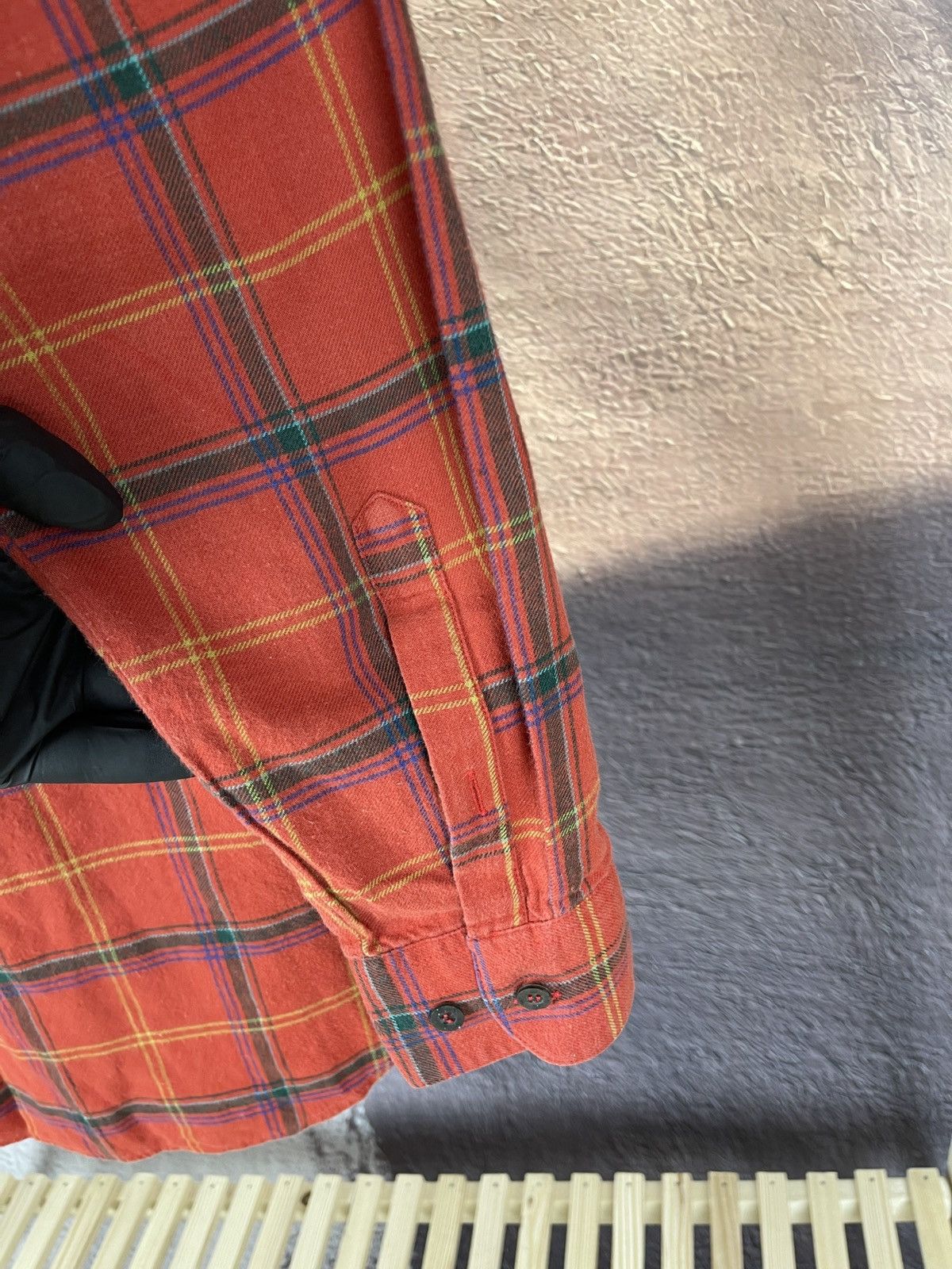 Adidas Adidas vintage 80s 90s checkered flannel long sleeve shirt Size US M / EU 48-50 / 2 - 12 Thumbnail
