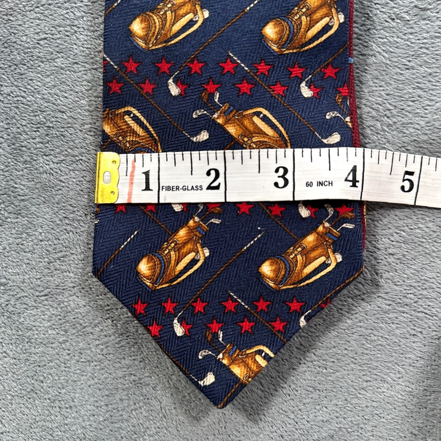 Tommy Hilfiger VINTAGE Tommy Hilfiger Silk Necktie Lot Men's Golf Ties Golfers Bags Made in USA 90s Size ONE SIZE - 4 Thumbnail