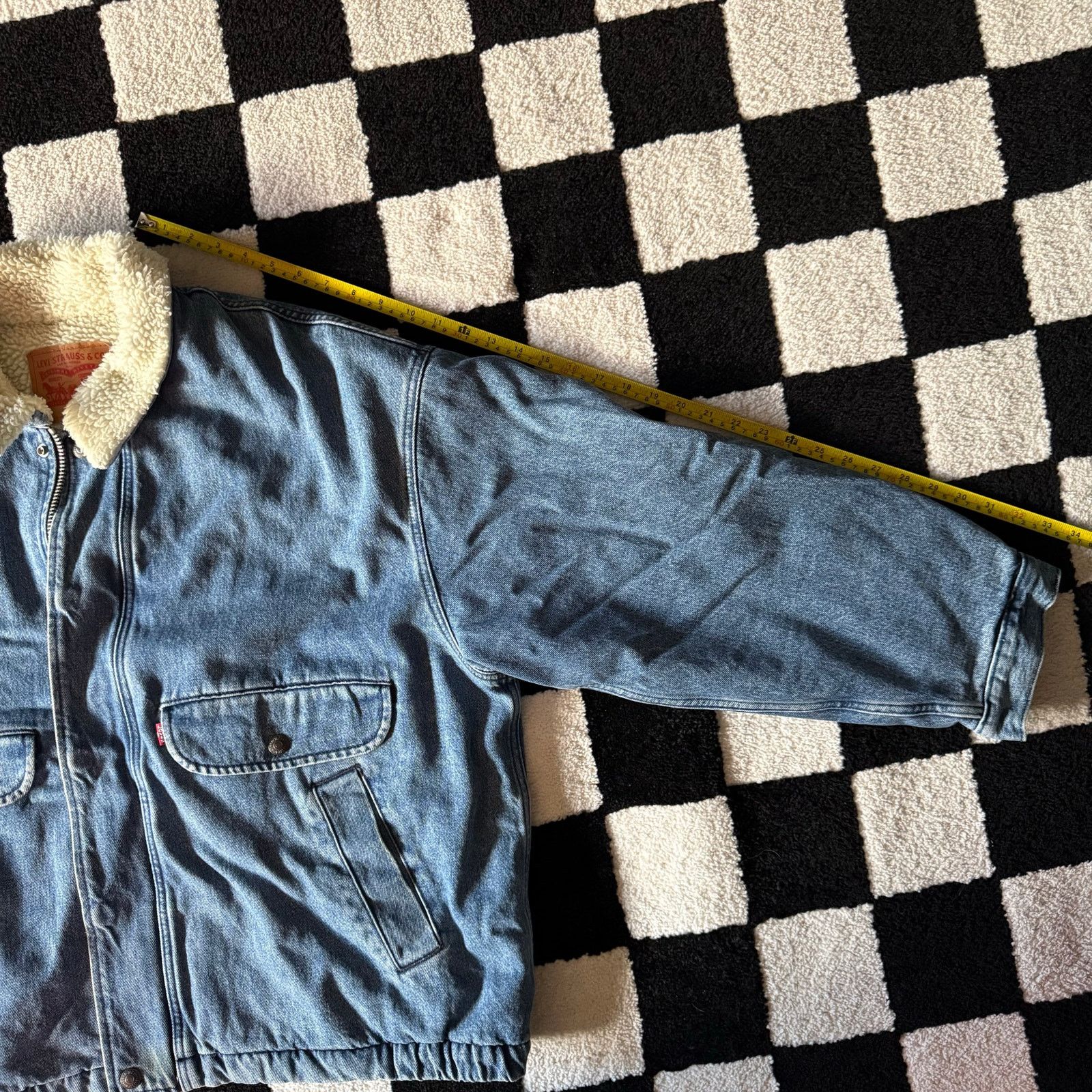 Levi's Levi’s Sherpa lined denim zip up jacket size extra large Size US XL / EU 56 / 4 - 6 Thumbnail