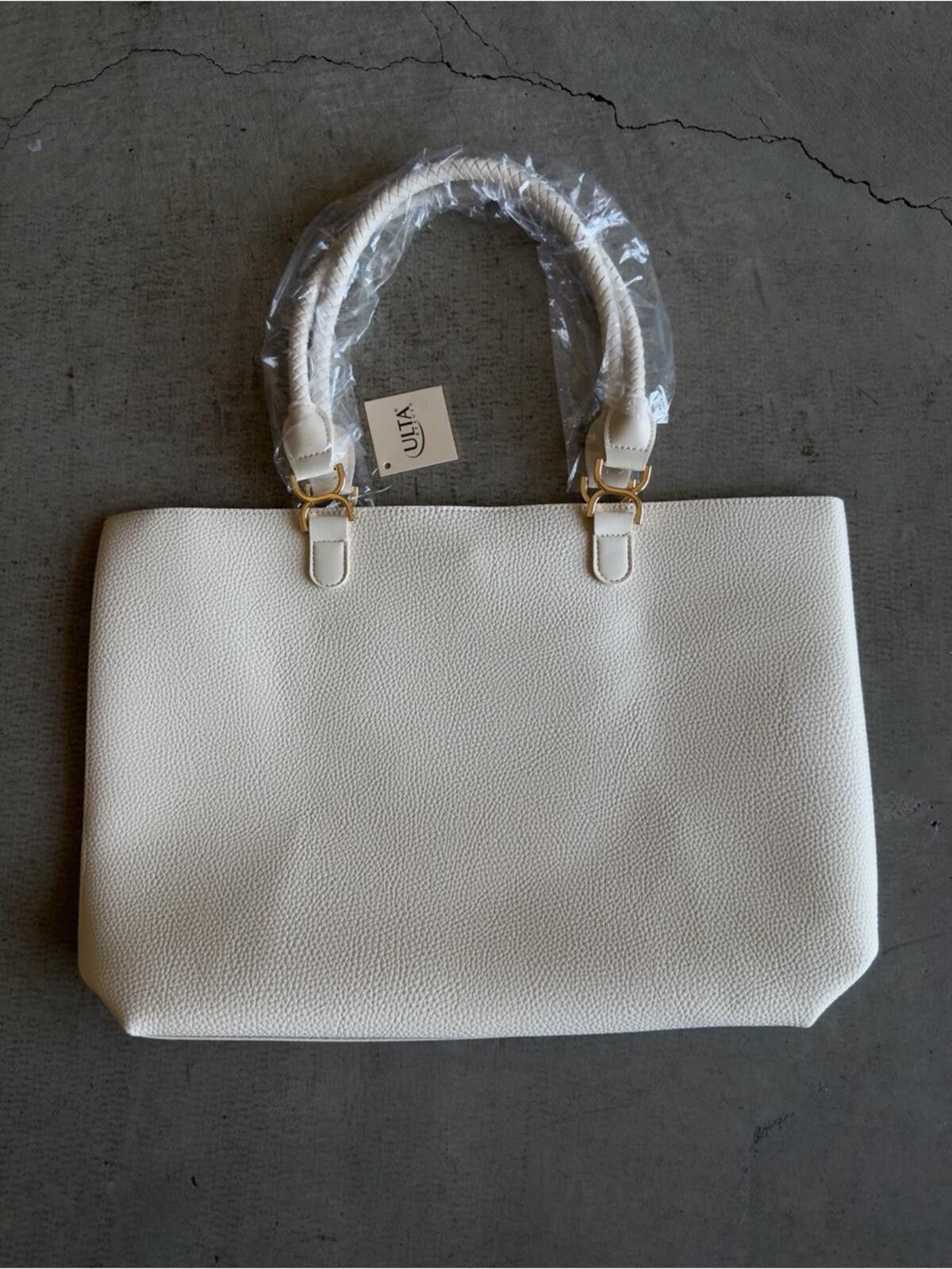 Other Ulta / Classic Minimal Work Tote Bag / Ivory w Gold Size ONE SIZE - 5 Thumbnail