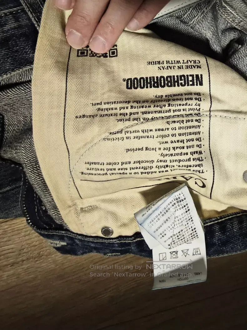 Neighborhood Neighborhood size M Bullet Hole King of Cows Jeans Size US 27 - 7 Thumbnail