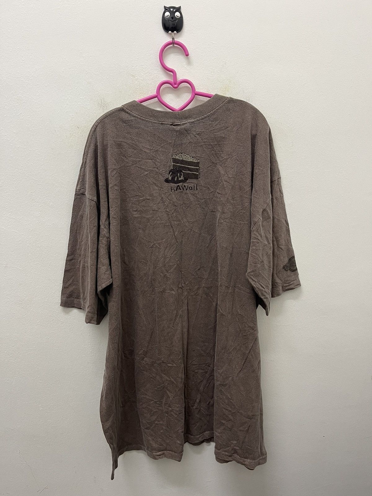 Chocolate Rare Vintage CHOCOHOLIC Chocolate Dyed Hawaii Crazy Shirt Size US XL / EU 56 / 4 - 5 Thumbnail