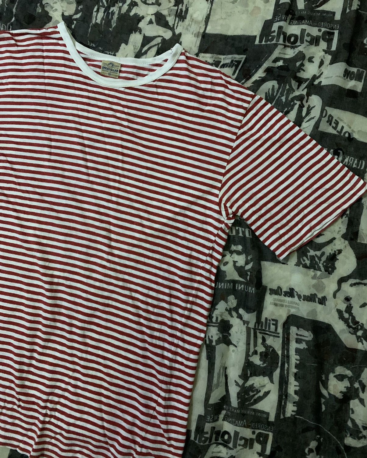 Hysteric Glamour 💥Vtg 90s Hysteric Glamour Sweat Wear Grunge Stripe Shirt Size US M / EU 48-50 / 2 - 2 Thumbnail