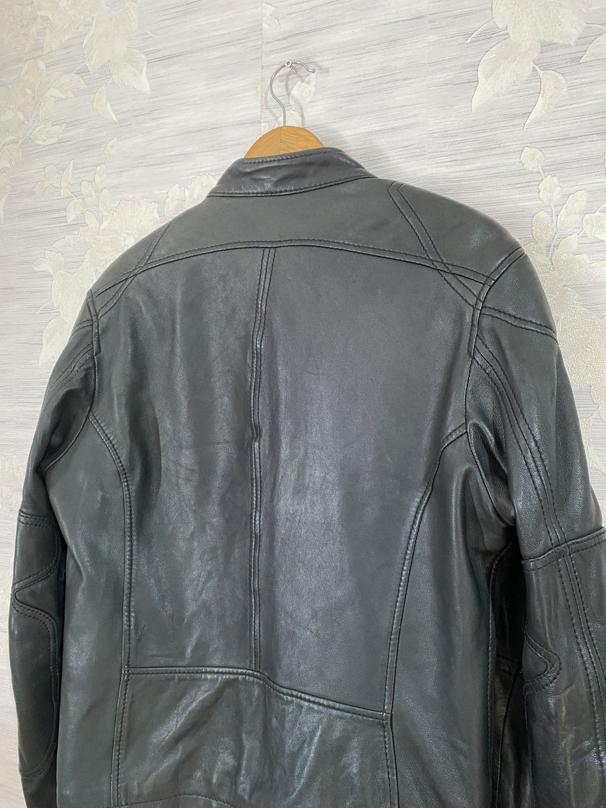 Diesel Diesel Leather Biker Jacket Size US L / EU 52-54 / 3 - 10 Thumbnail