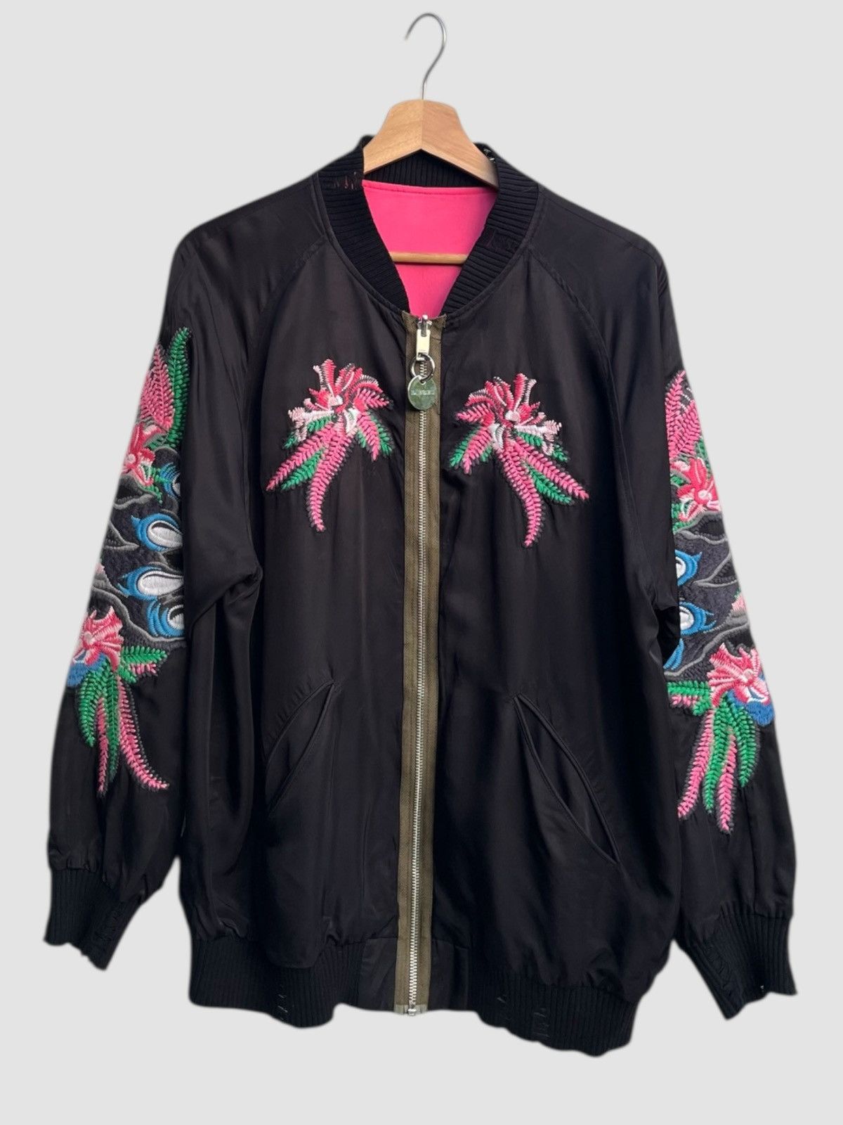 Diesel Black Gold Diesel Braves Reversible Sukajan Jacket Size US XS / EU 42 / 0 - 3 Thumbnail
