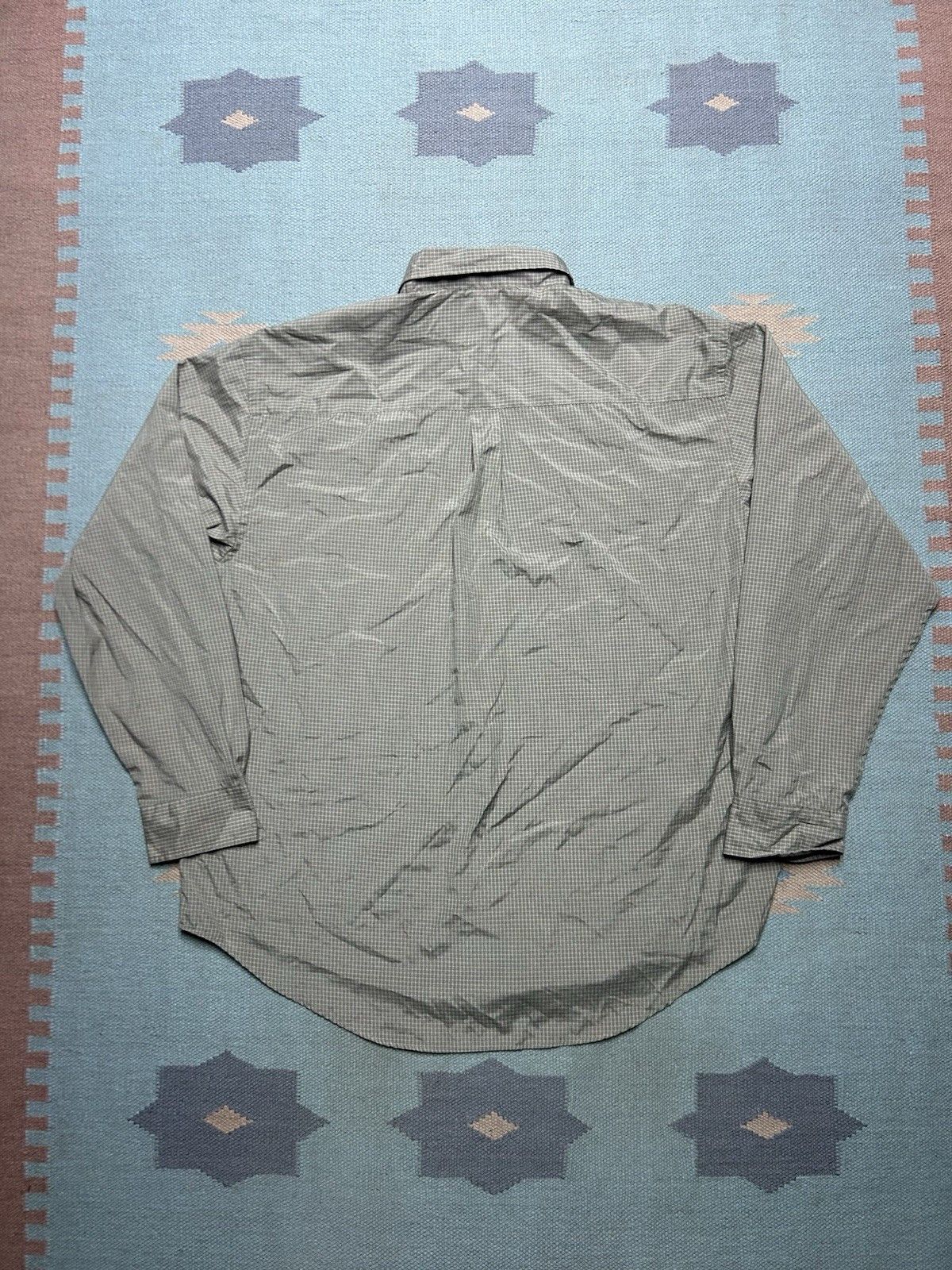 Vintage Puritan button shirt polyester cotton blend plaid check XL Size US XL / EU 56 / 4 - 6 Thumbnail