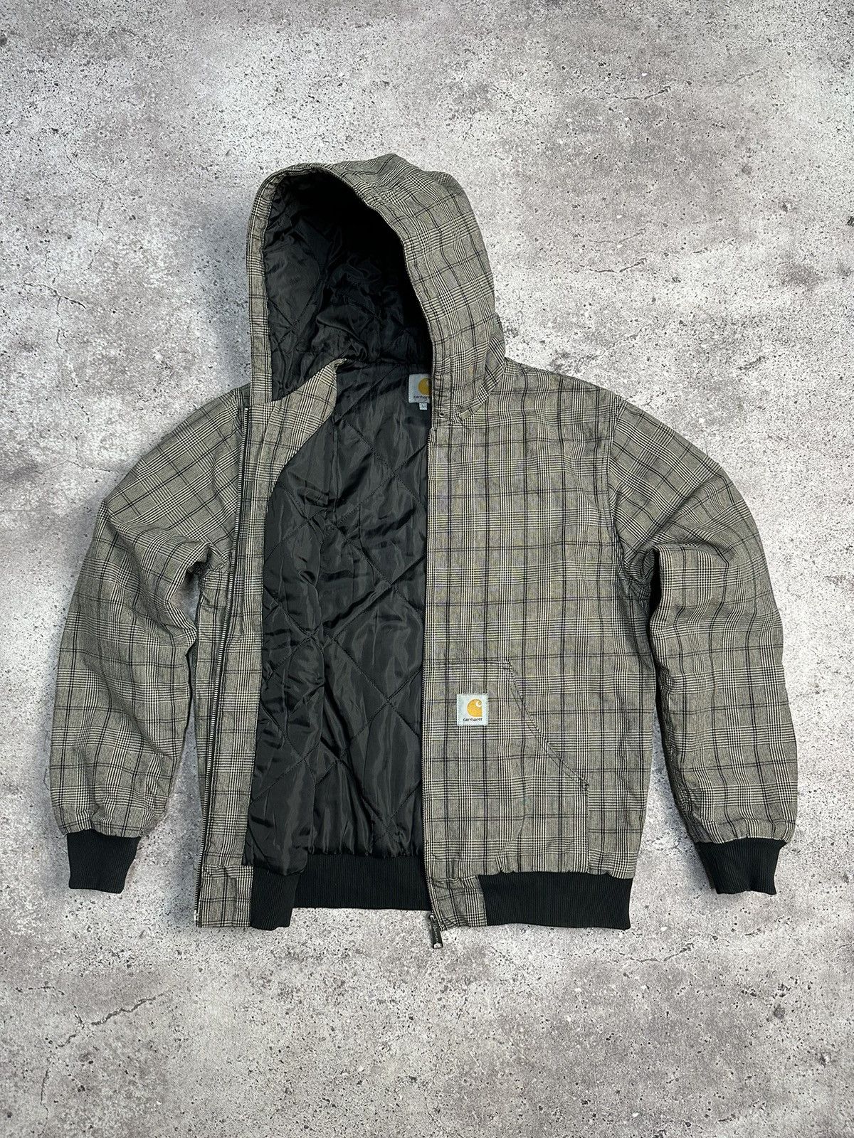 Carhartt Vintage Carhartt Active Jacket Check Print Kanye West Style Size US L / EU 52-54 / 3 - 8 Thumbnail