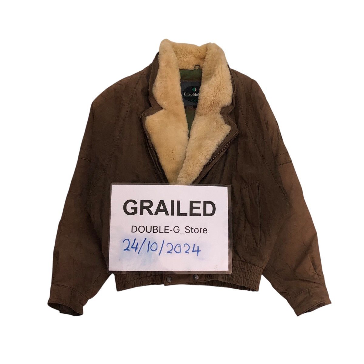 Japanese Brand Vintage Biker Leather Jacket Enzo Molteni Italy Issey Miyake Size US M / EU 48-50 / 2 - 1 Thumbnail