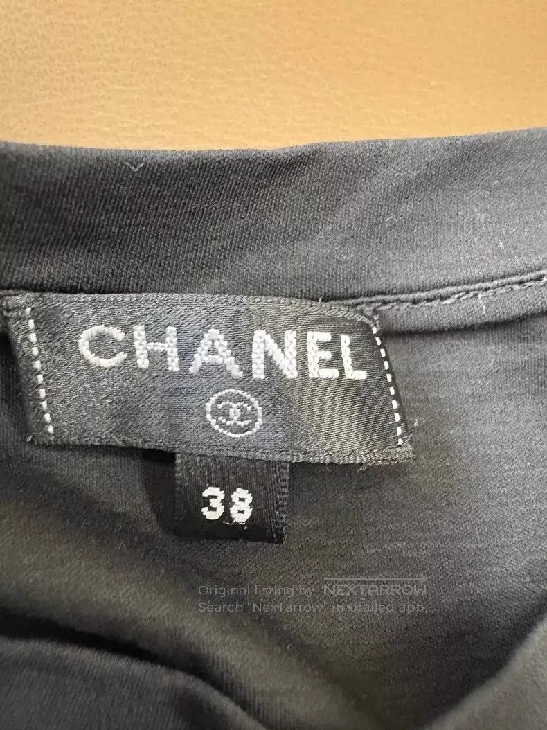 Chanel Chanel Black and blue velvet logo short sleeves Size XS / US 0-2 / IT 36-38 - 5 Thumbnail