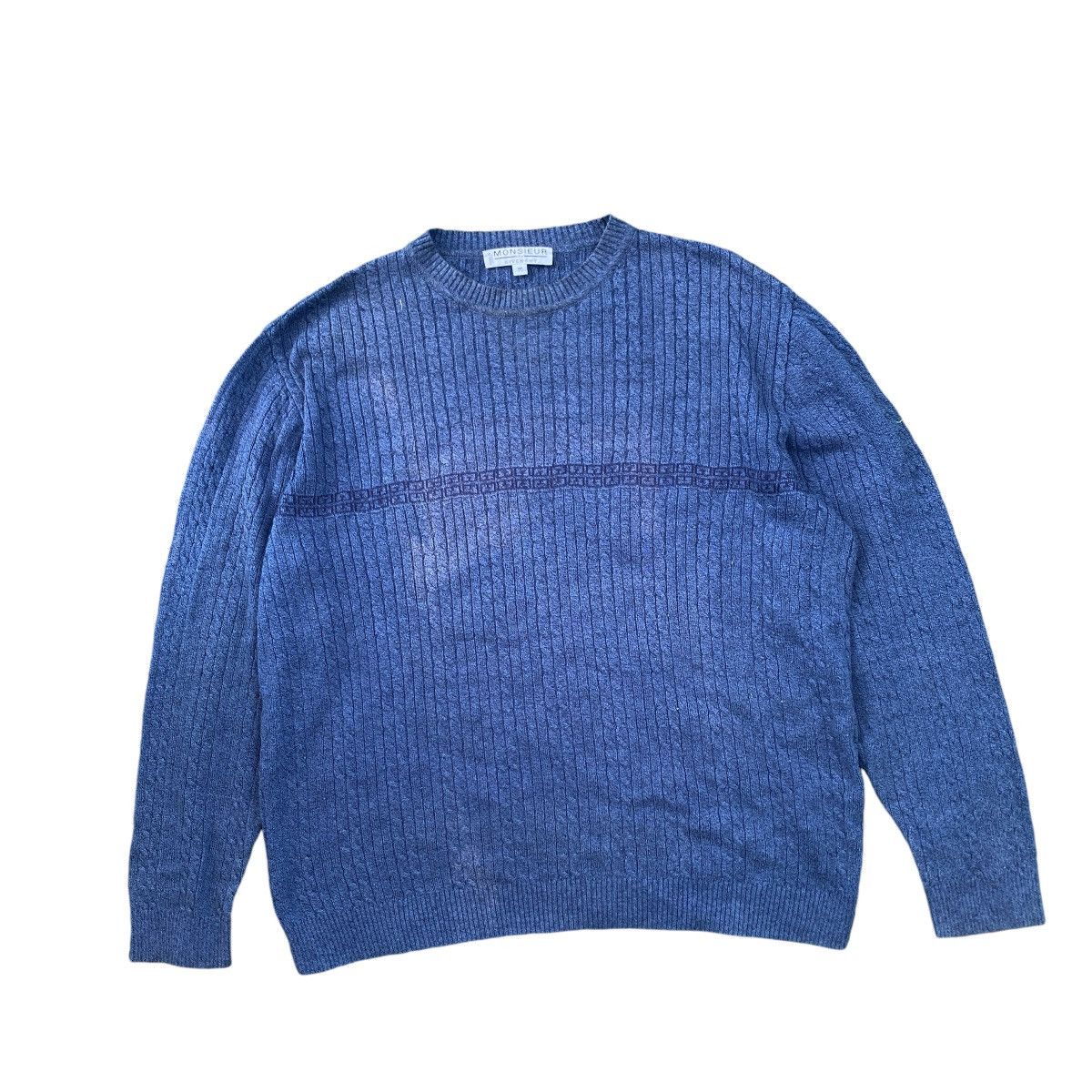 Givenchy Vintage GIvenchy Monogram Sweatshirt Size US L / EU 52-54 / 3 - 1 Thumbnail