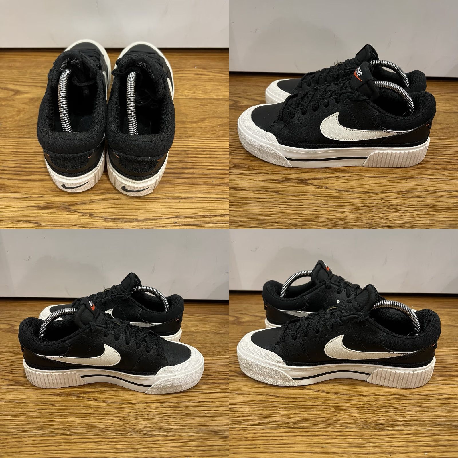 Nike Nike Women Court Legacy Lift Black Sail White Size 8.5 DM7590 001 Size US 9 / IT 39 - 8 Thumbnail