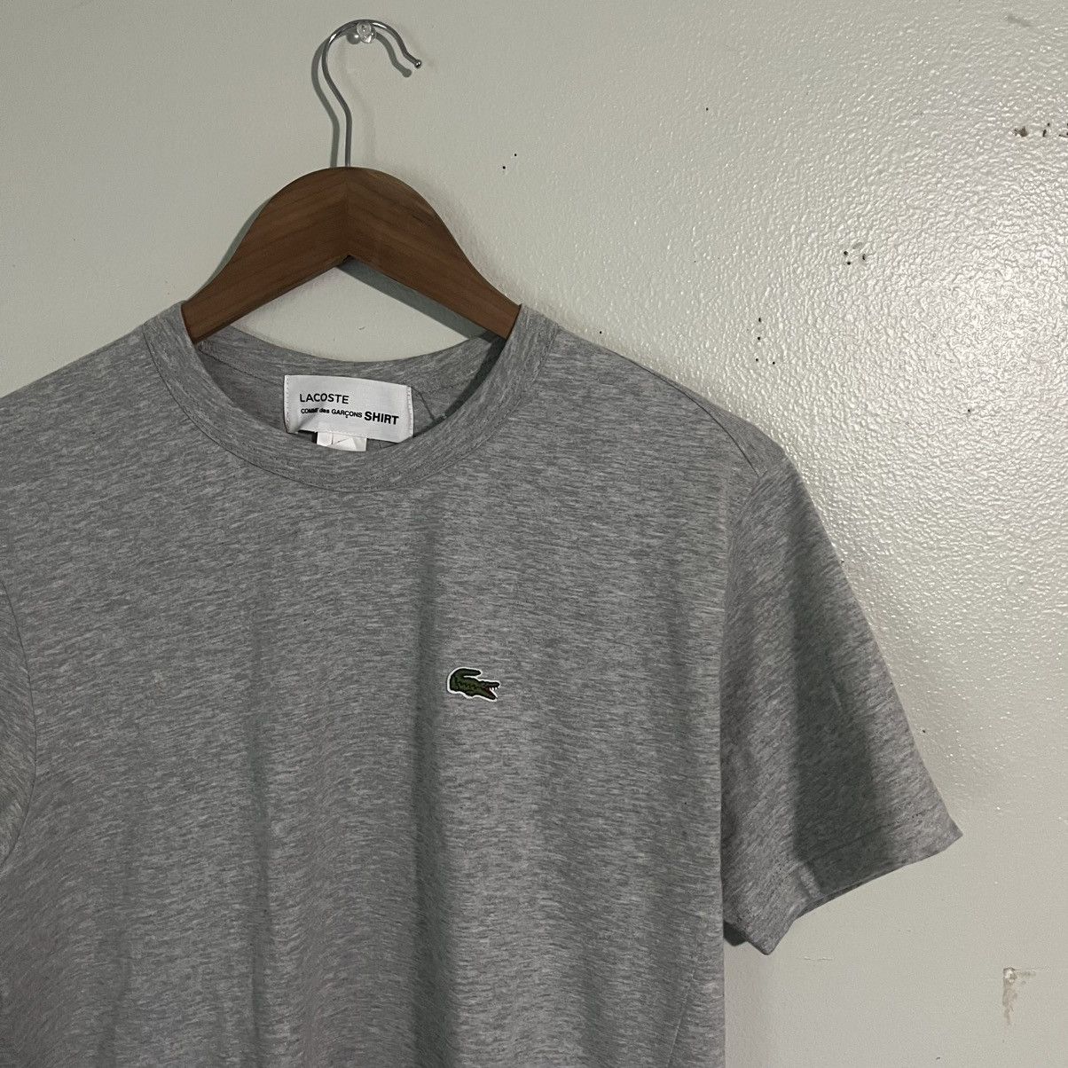 Comme des Garcons SHIRT × Lacoste Uneven Hem Tee Size US M / EU 48-50 / 2 - 2 Thumbnail