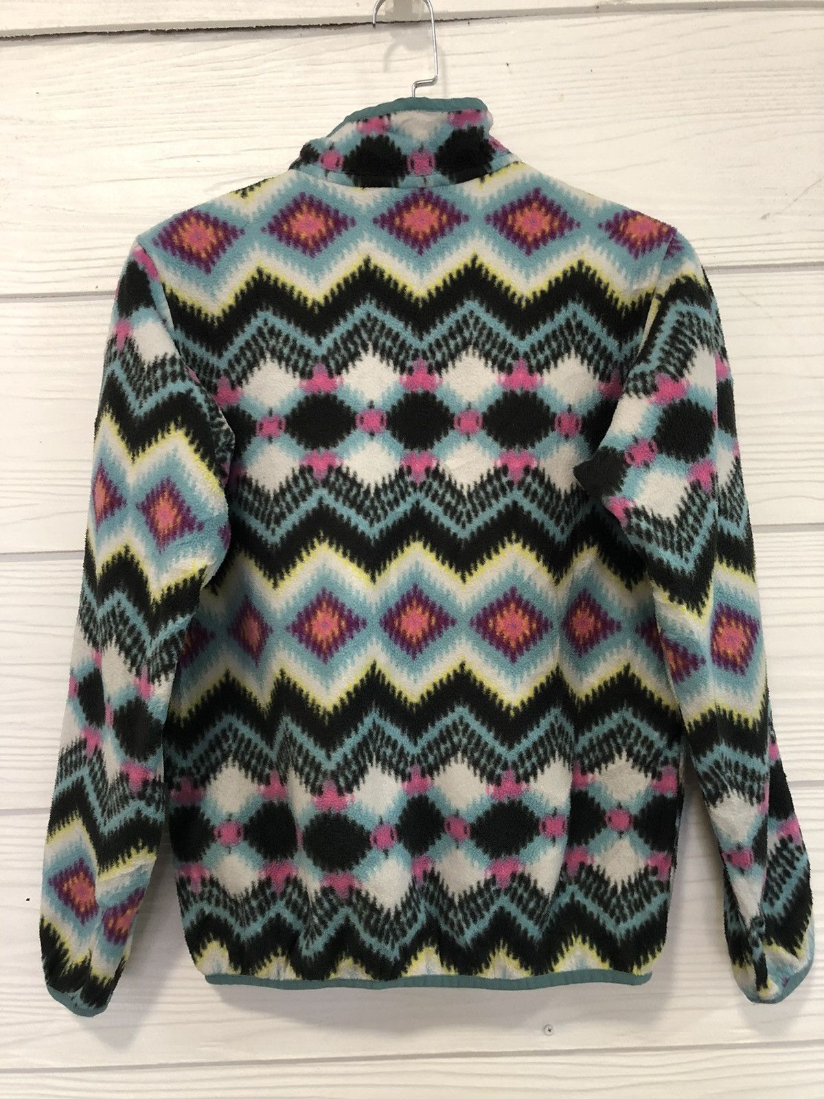 Patagonia × Vintage Patagonia Synchilla Navajo youth snap button Tshirt Size XS / US 0-2 / IT 36-38 - 9 Thumbnail