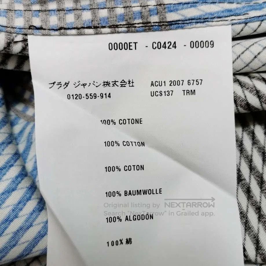 Prada Prada Cotton Solid Triangle Logo Crew Neck T. Size US M / EU 48-50 / 2 - 6 Thumbnail