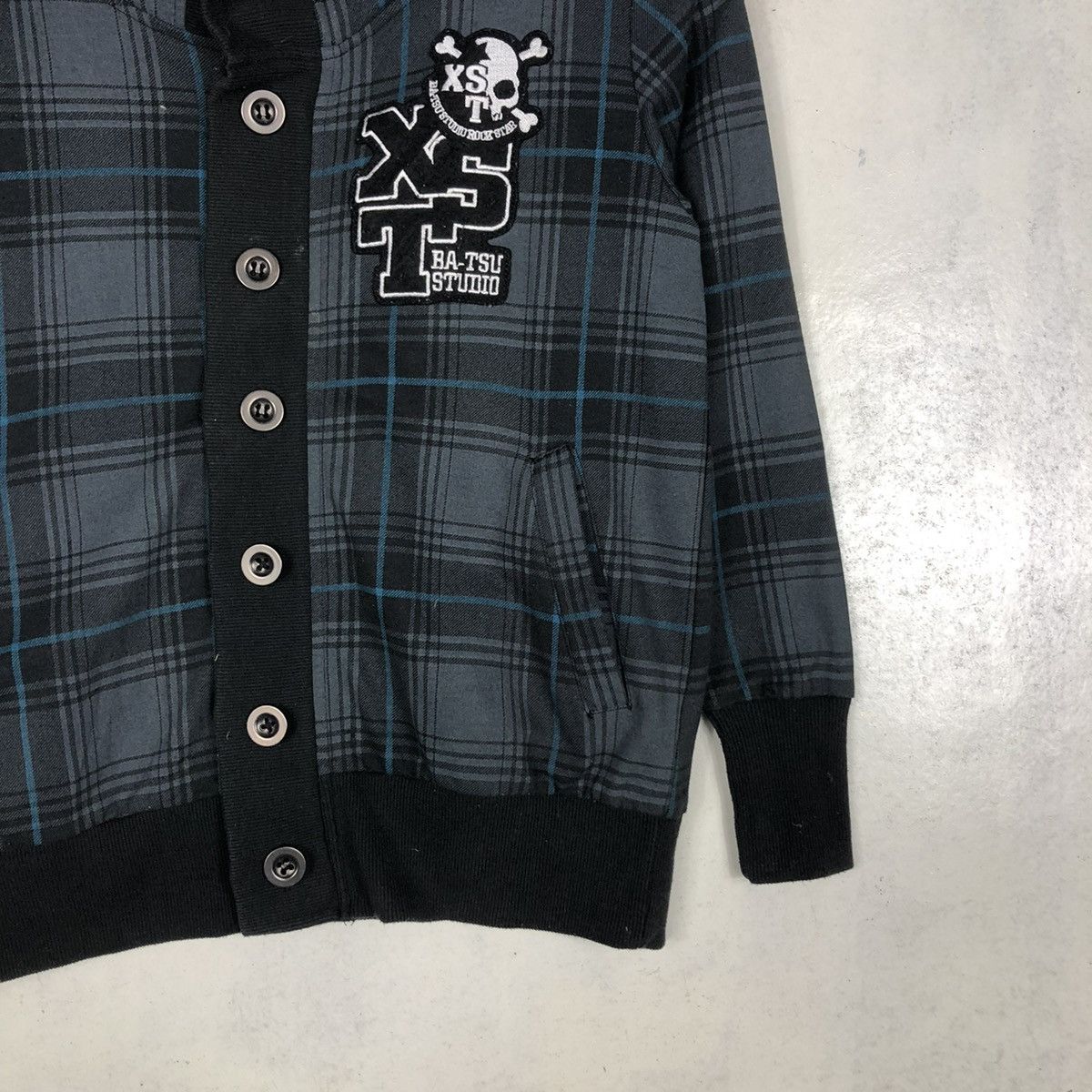 Japanese Brand 📌PUNK DESIGN BIKER JACKET BA-TSUSTUDIO SKELETON Size US S / EU 44-46 / 1 - 7 Thumbnail