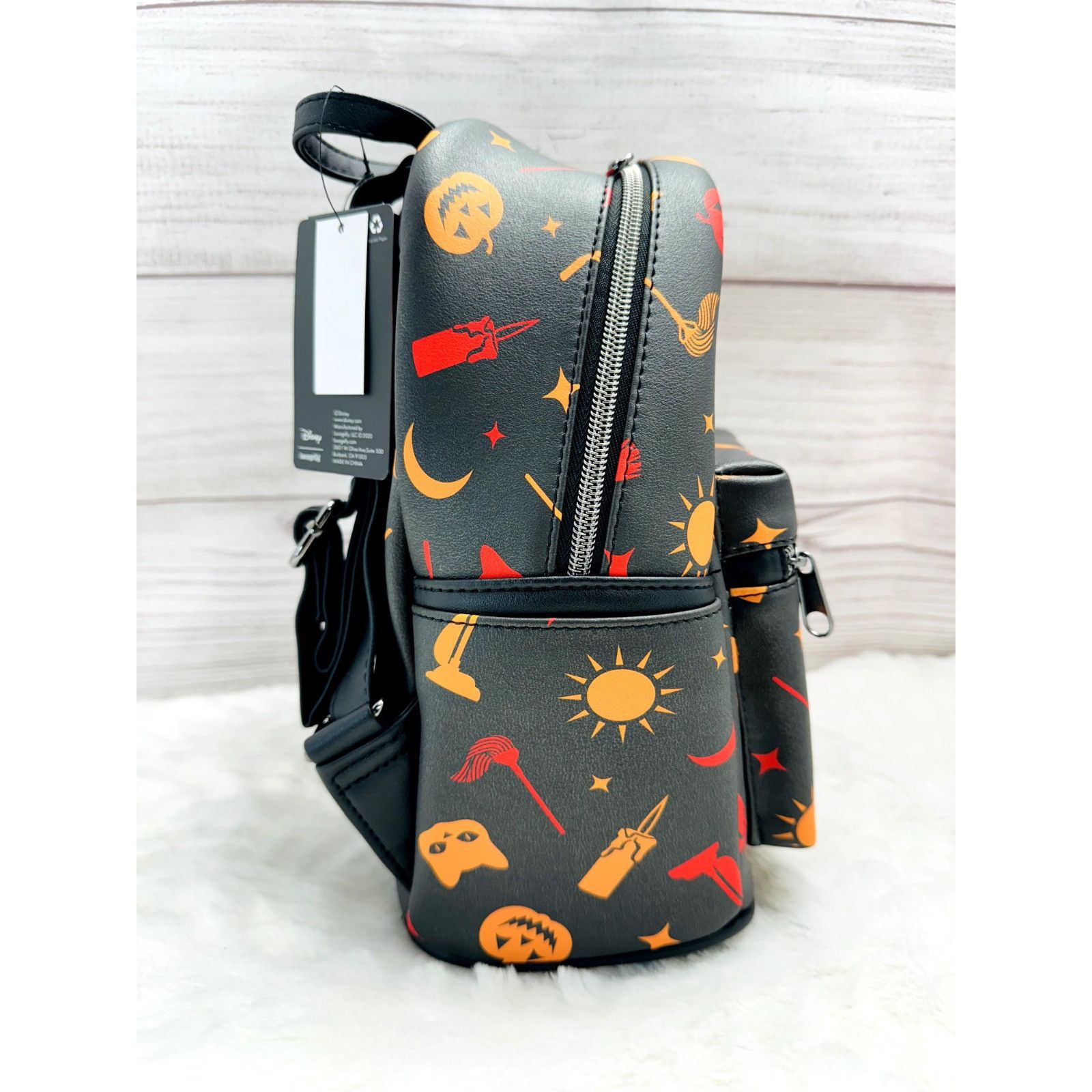 Disney Loungefly Disney Hocus Pocus Dani Icon Allover Mini Backpack Size ONE SIZE - 2 Thumbnail