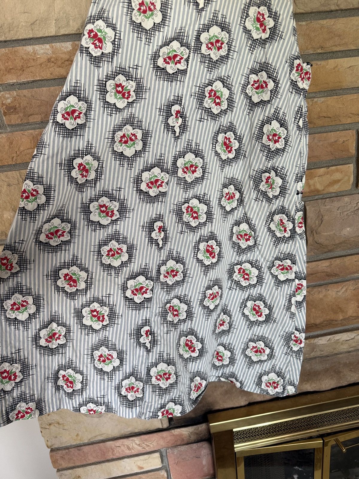 Vintage Vintage 40s Kerrybrooke Fashions Floral Dress Size S / US 4 / IT 40 - 8 Thumbnail